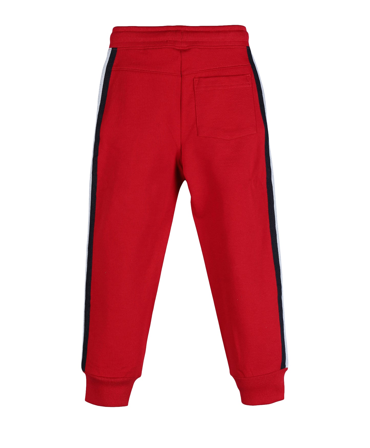 Plum Tree Boys Champ Print Jogger Track pant - Red