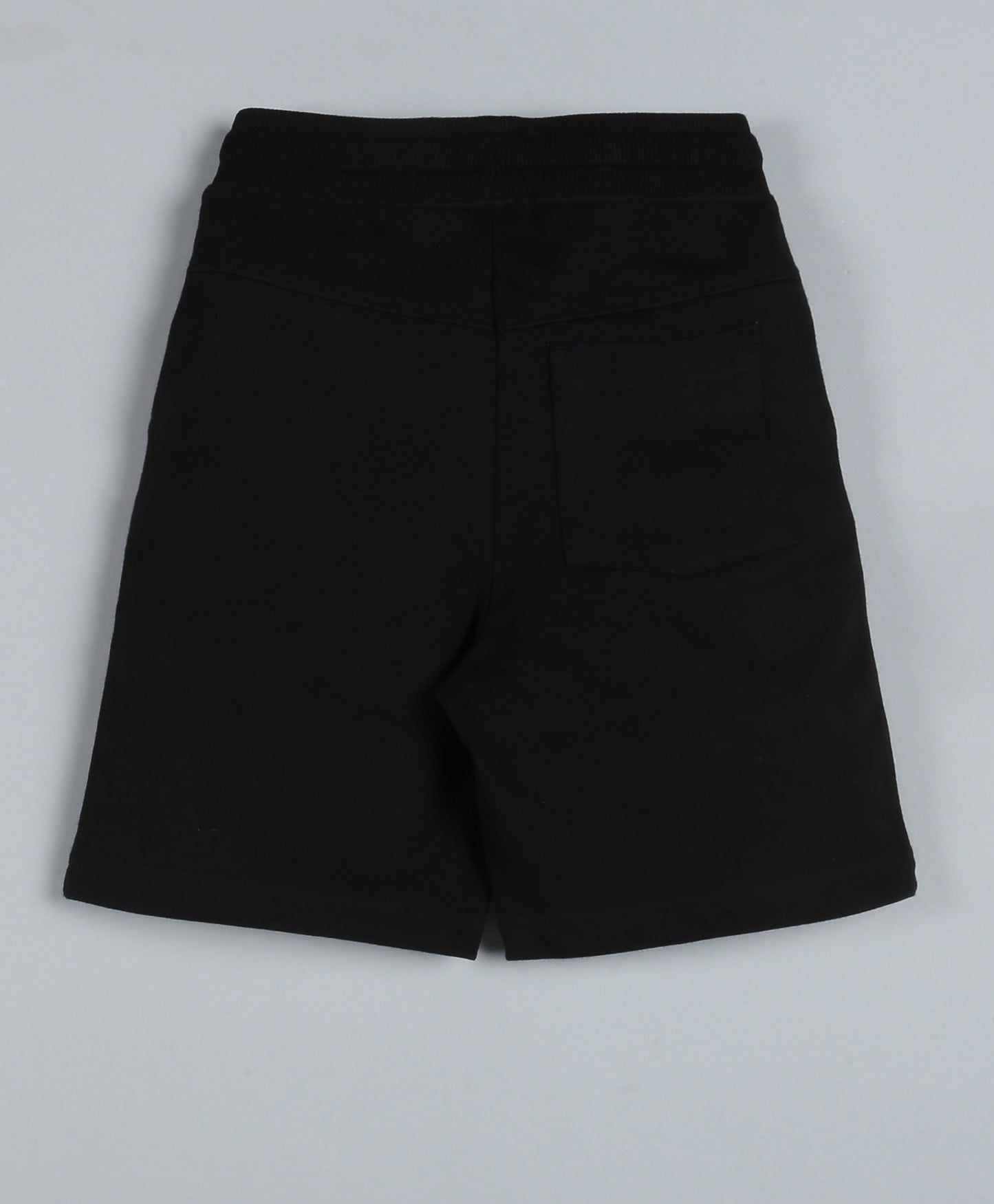 Plum Tree Boys Skater League Printed Shorts-BLACK