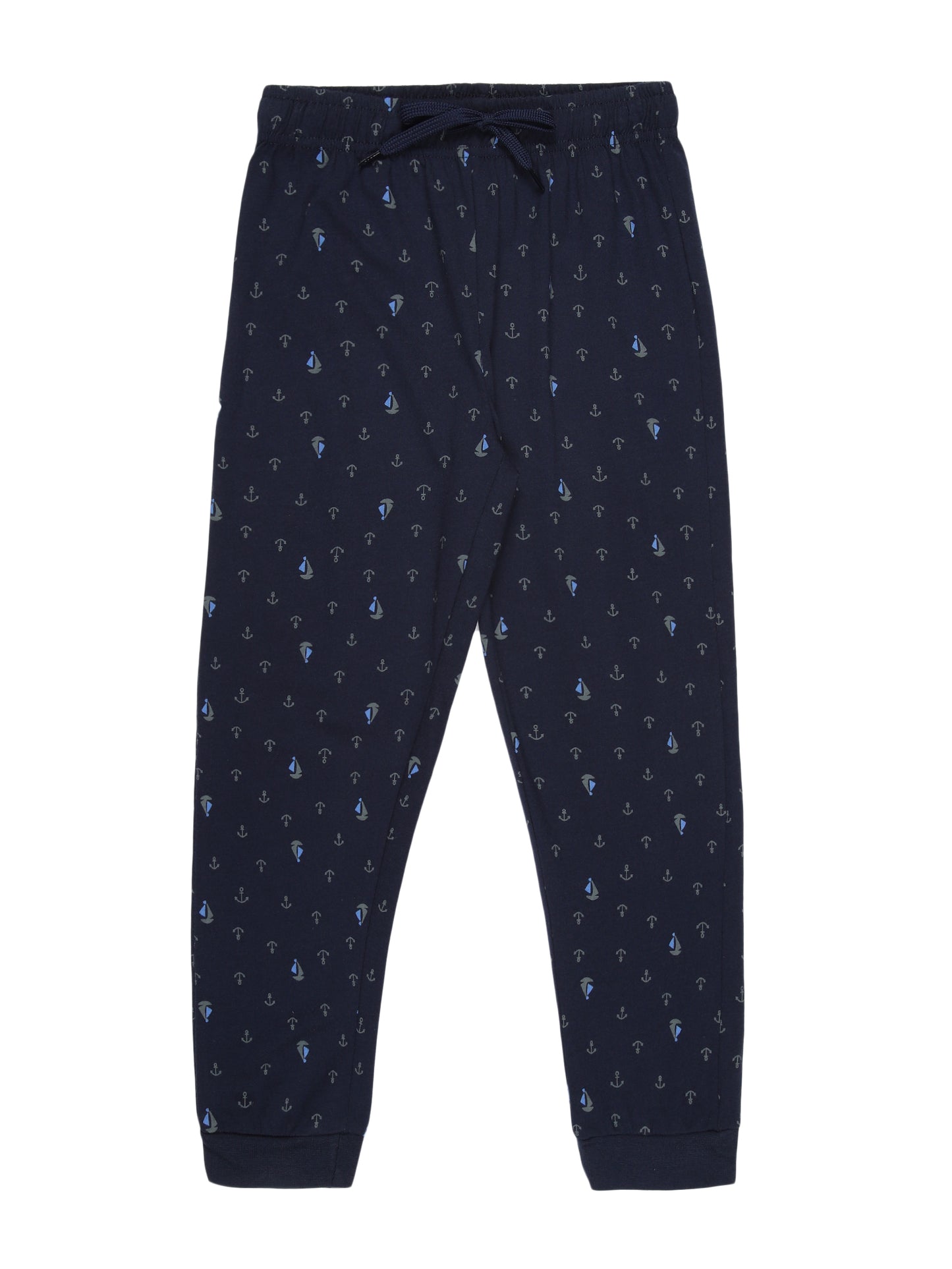 Boys pure cotton 2 pack Joggers -NAVY GREEN