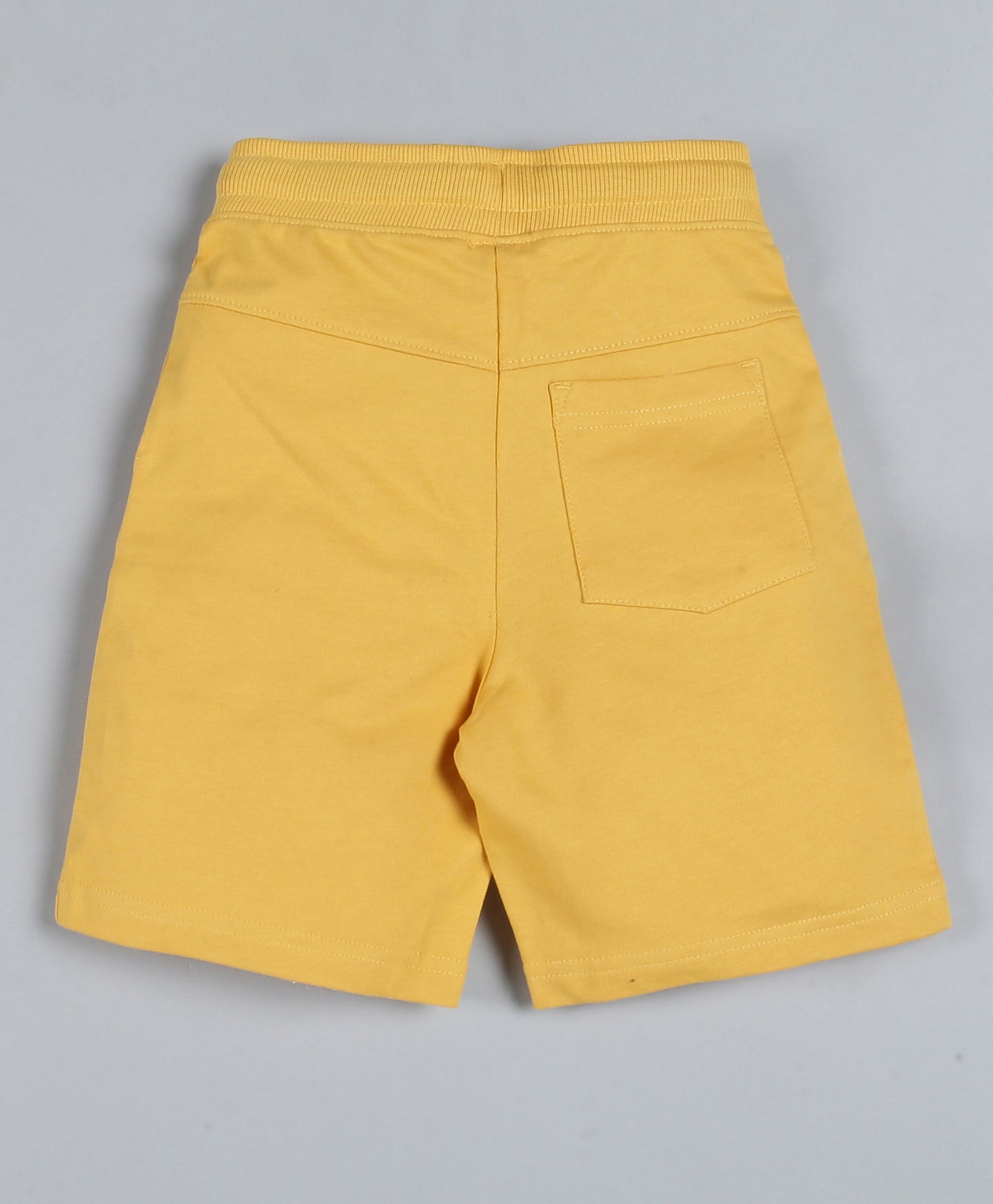 Plum Tree Boys Championship Print Shorts-YELLOW