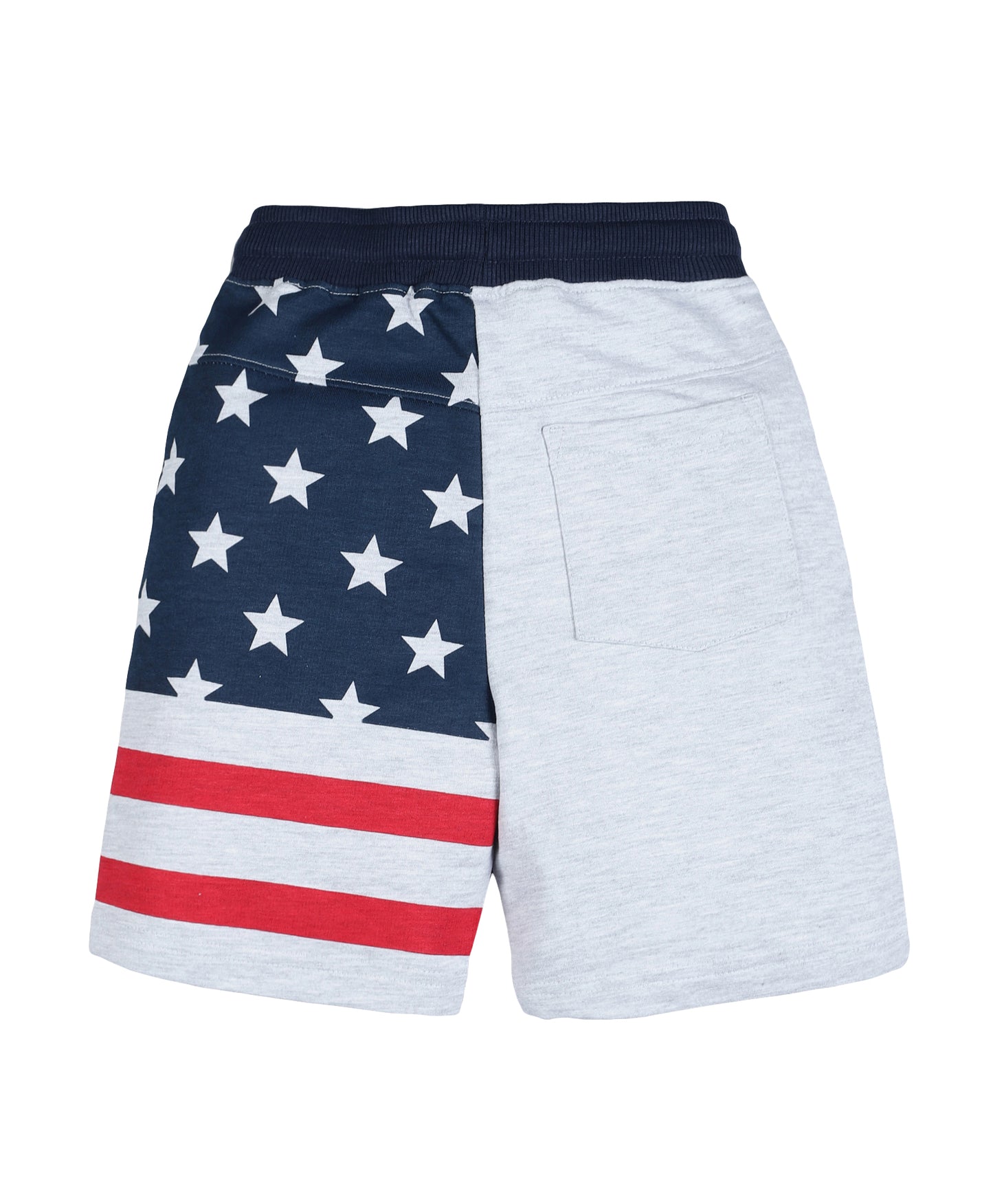 Plum Tree Boys USA Print short - Grey Melange
