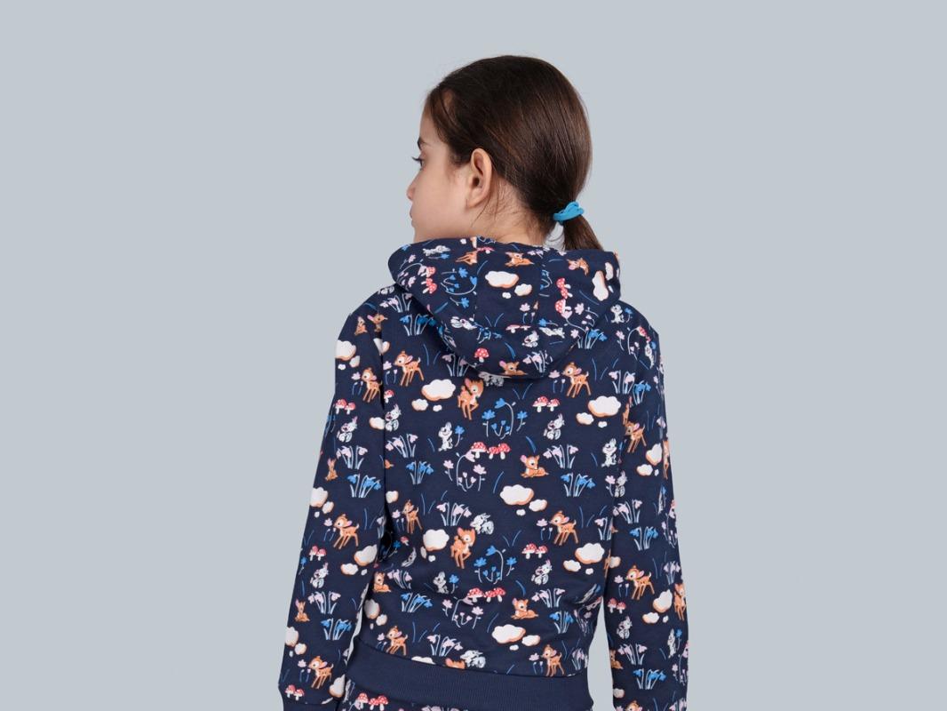 Girls Zip-up Hoodie Sweatshirt