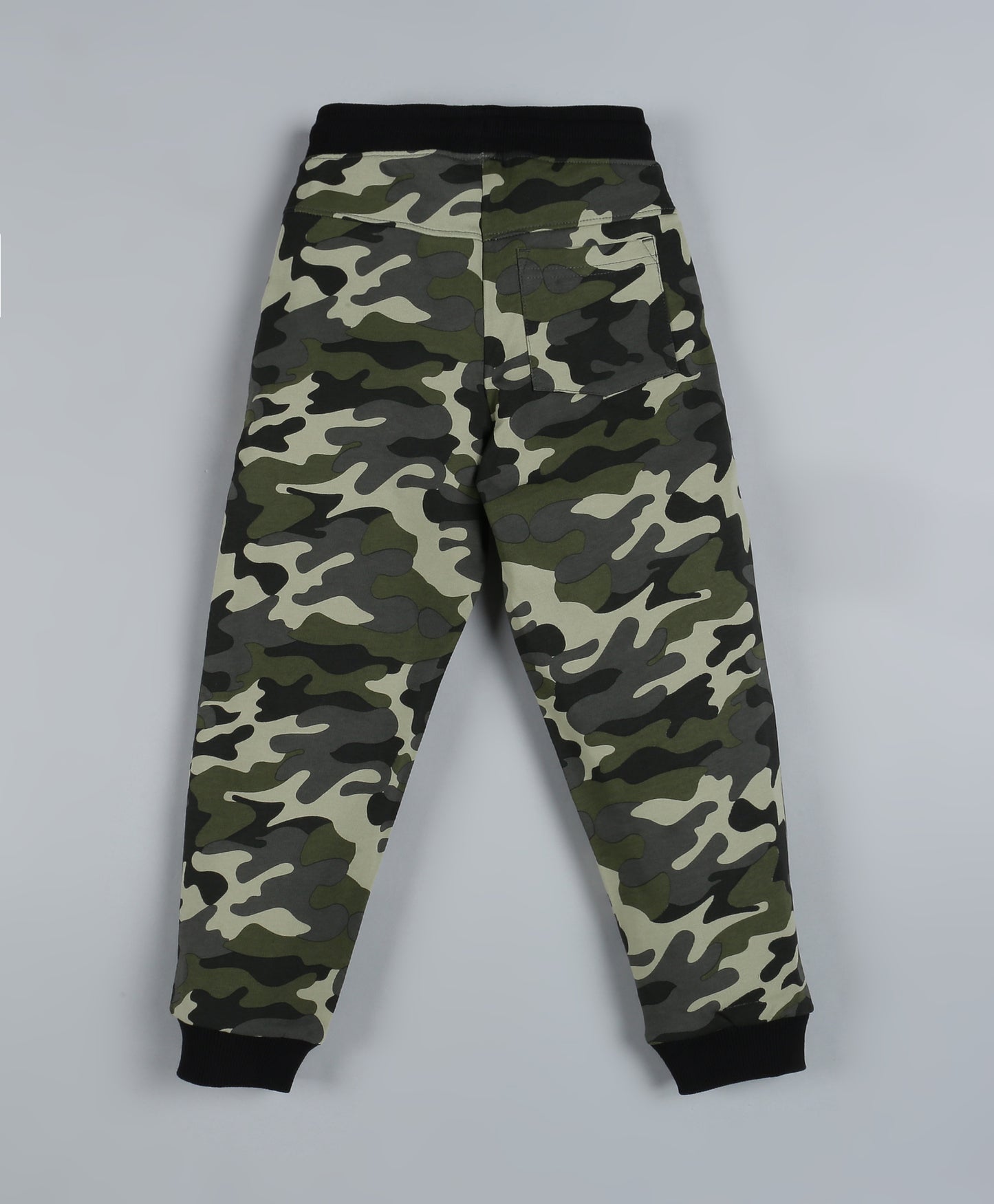 Plum Tree Boys Camoflague Print Jogger Track Pant-CAMOFLAGUE