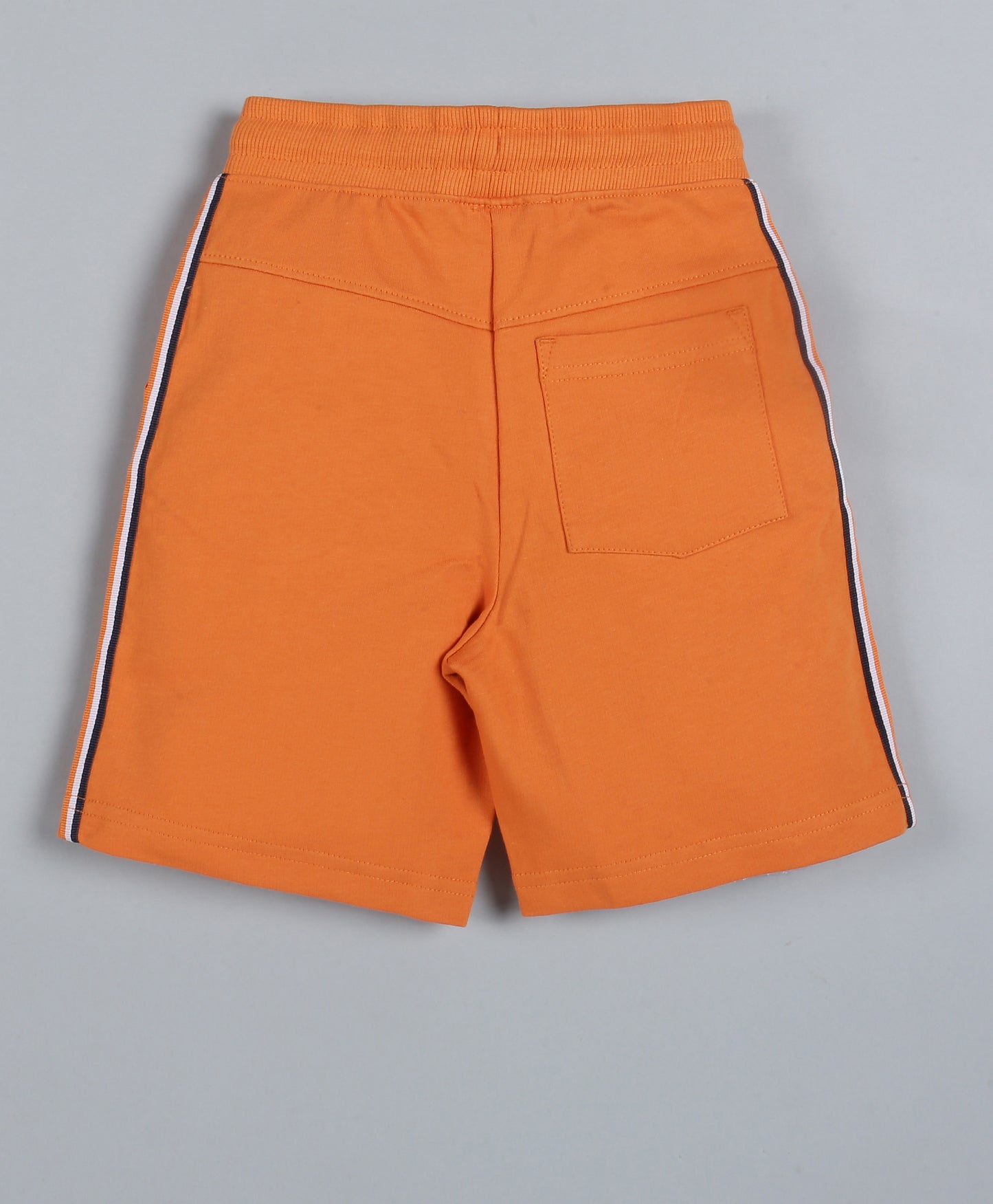 Plum Tree Boys Back To The Space Print Shorts-ORANGE