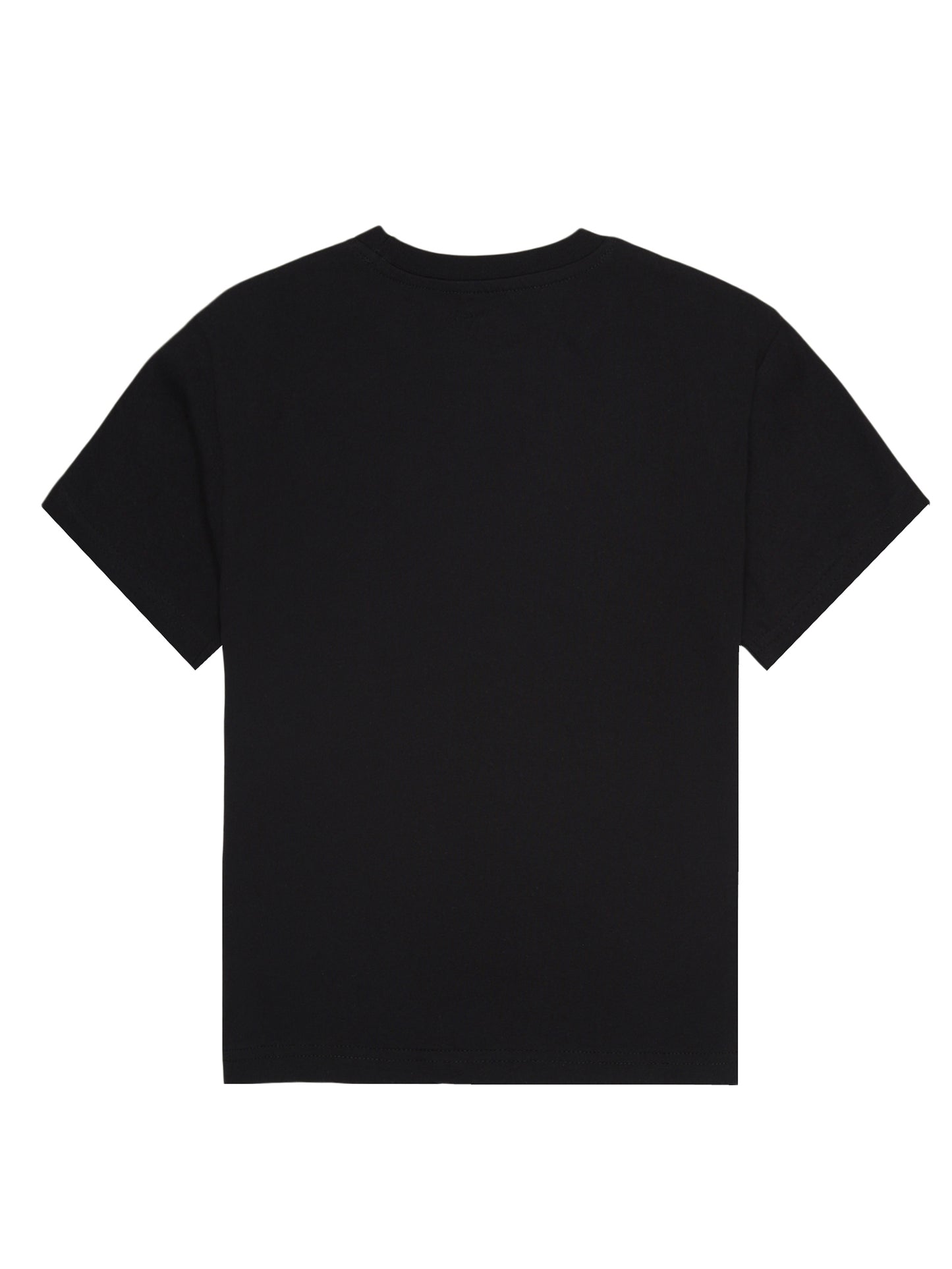 Boys set of 2 printed pure cotton T-shirts with printed tape on shoulder