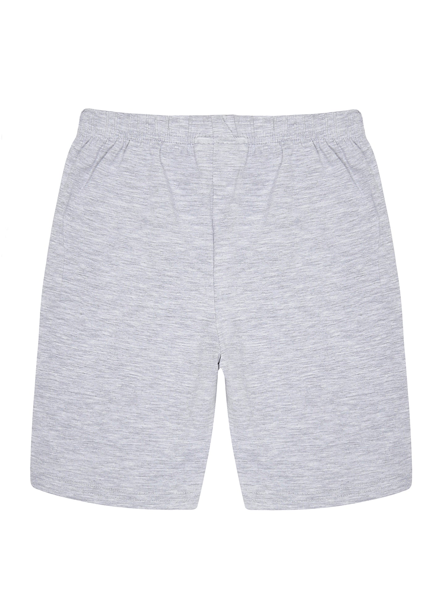 Girls Set of 3 soft lycra cotton Cycling Shorts-BLACK BLEACH MELANHE