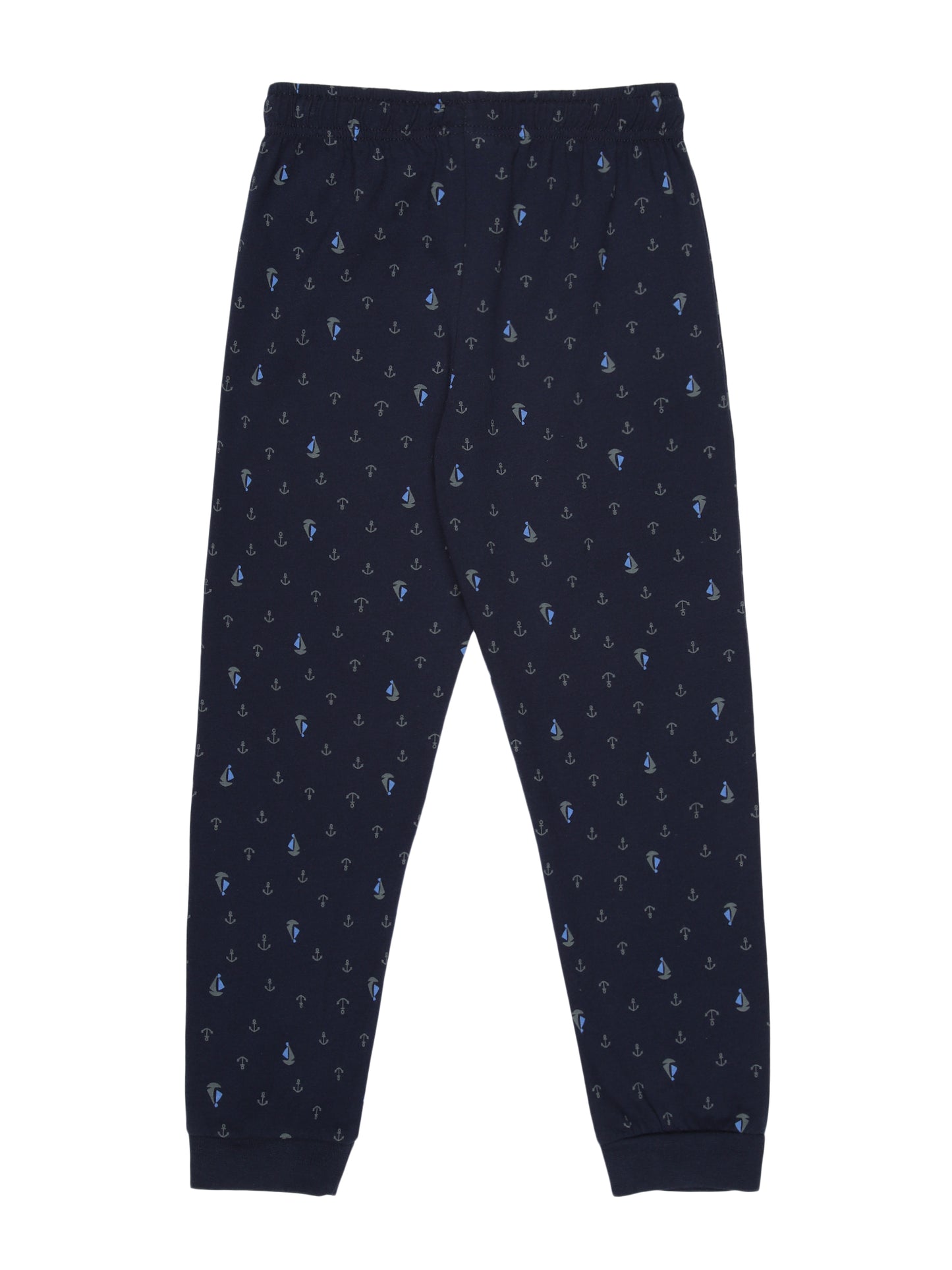 Boys pure cotton 2 pack Joggers -NAVY GREEN