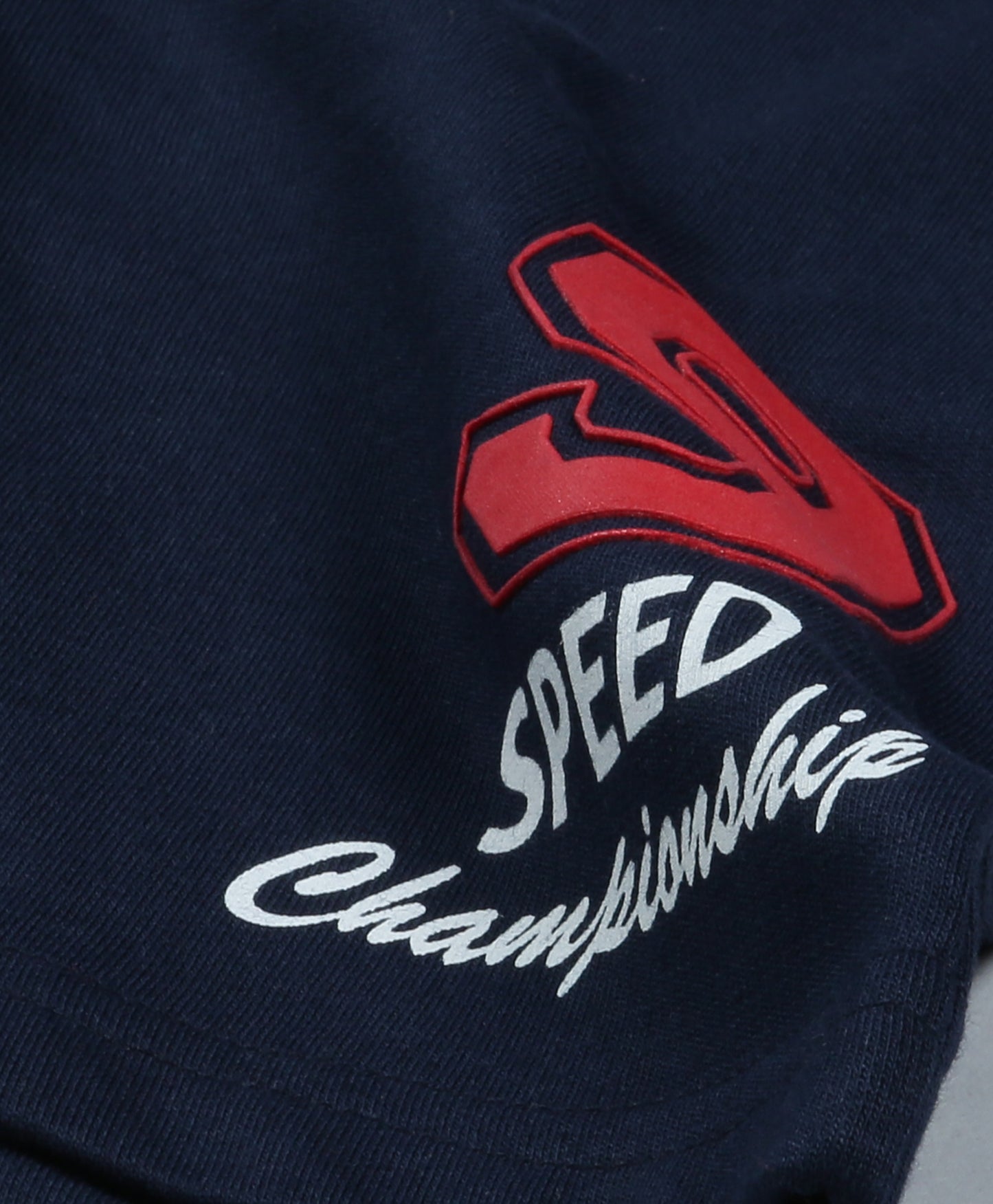 Plum Tree Boys Speed Print Shorts-NAVY
