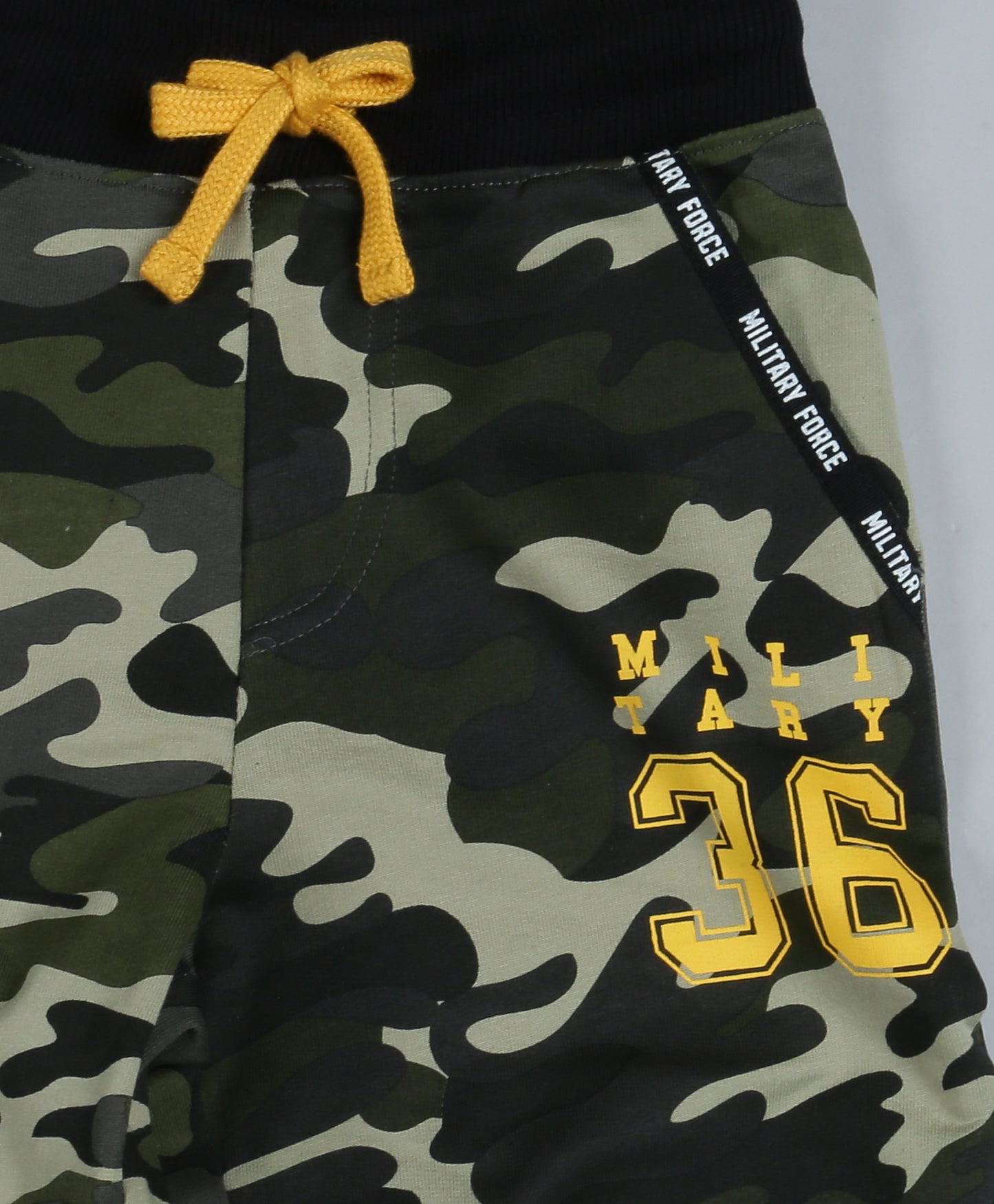 Plum Tree Boys Camoflague Print Jogger Track Pant-CAMOFLAGUE
