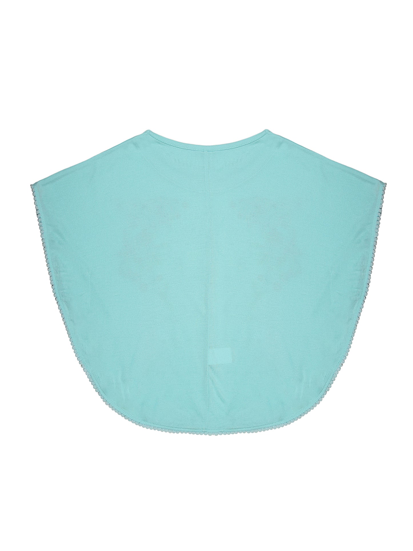 Girls Set of 2 printed Soft Rayon Poncho T-shirts-AQUA PINK