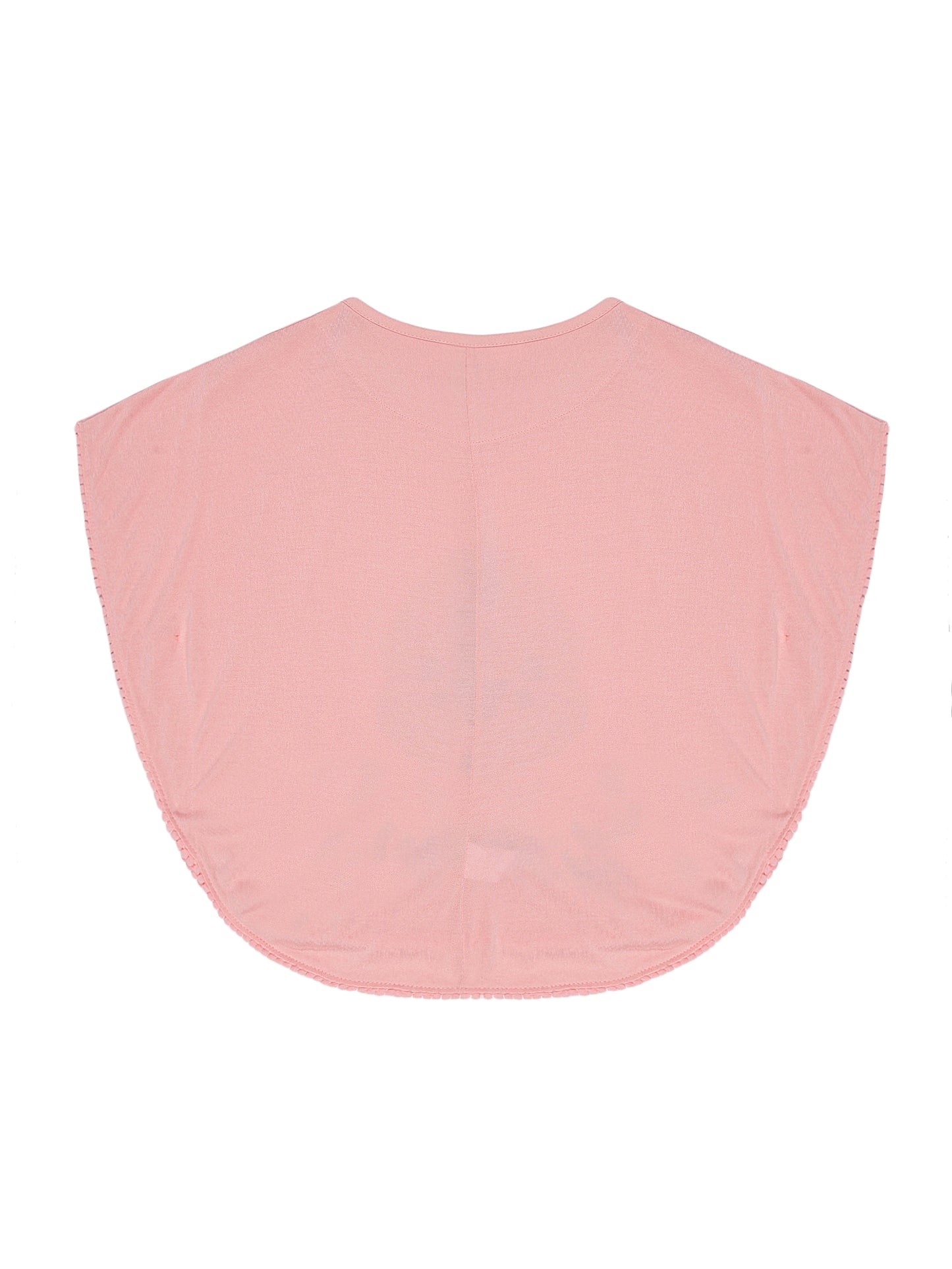 Girls Set of 2 printed Soft Rayon Poncho T-shirts-AQUA PINK