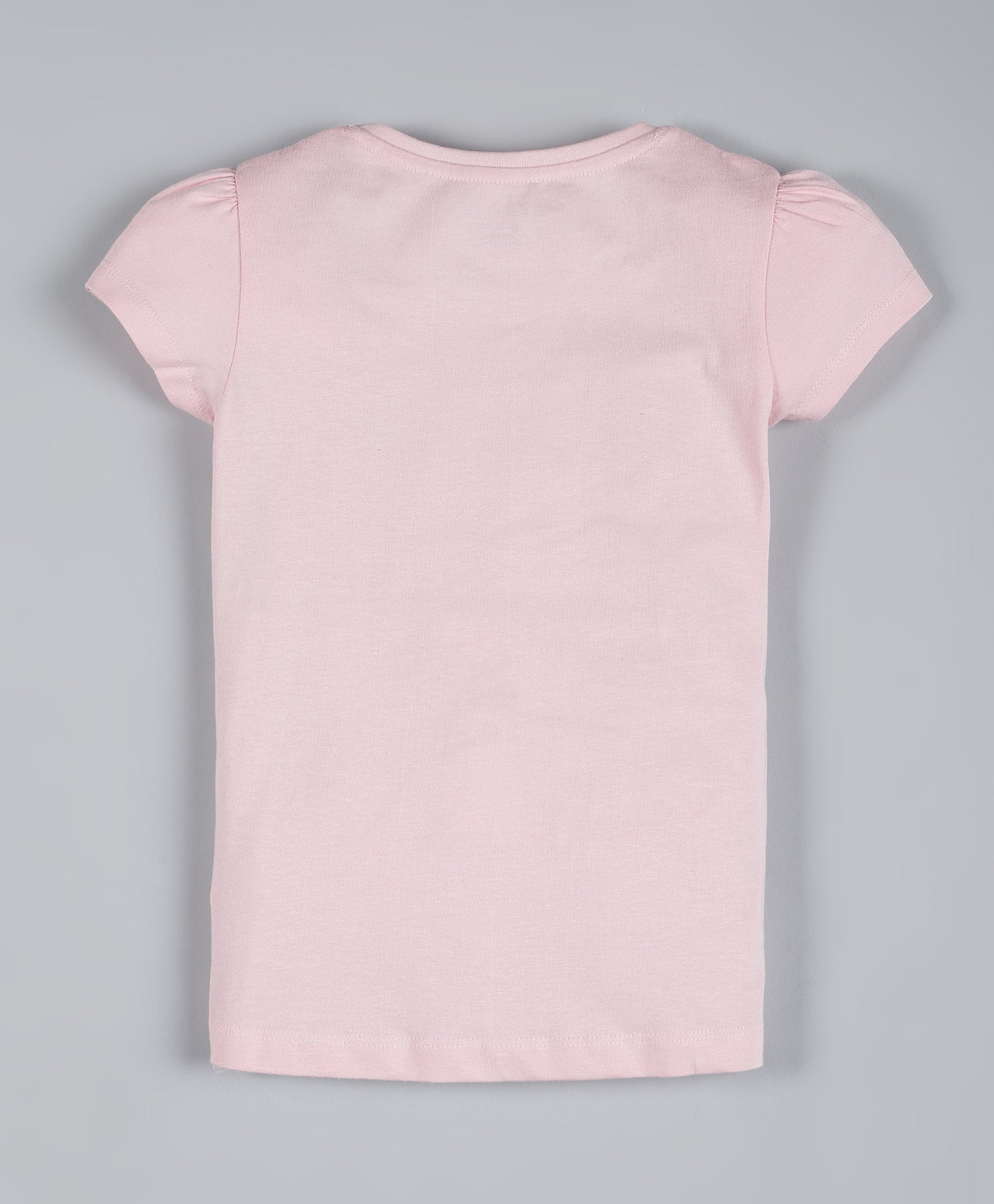 Plum Tree Girls Cute Print T-shirt ( Pack of 2)-PINK & OFF WHITE