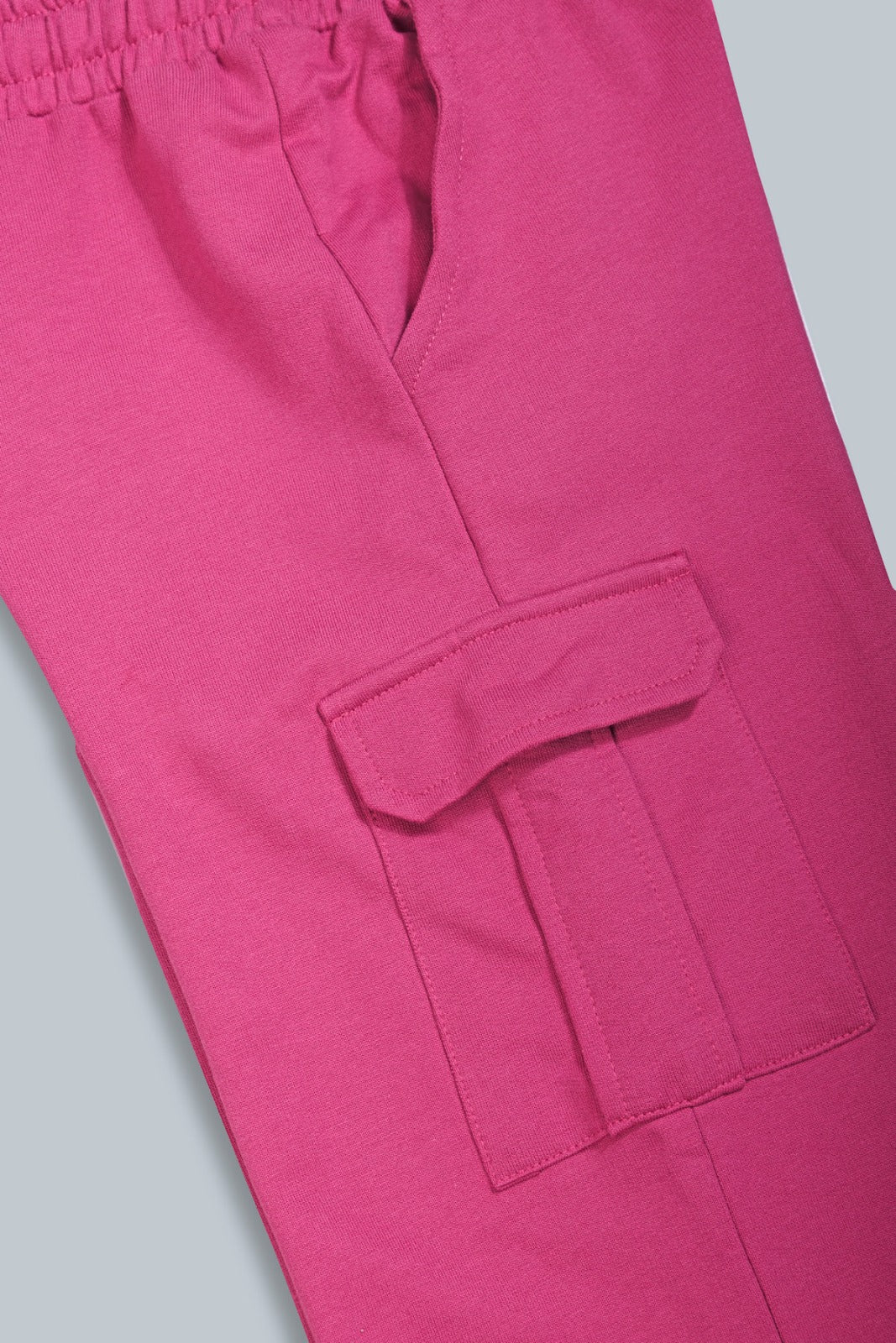 Girls Wide Leg Cargo Pocket Pants