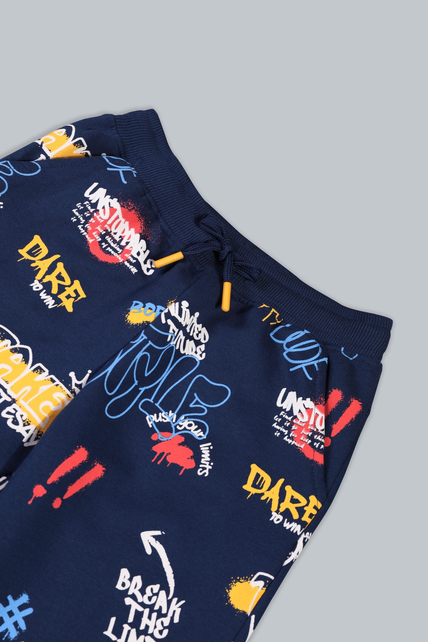 Boys Zip-Up Printed Hoodie Sweatshirt And Joggers Pants
