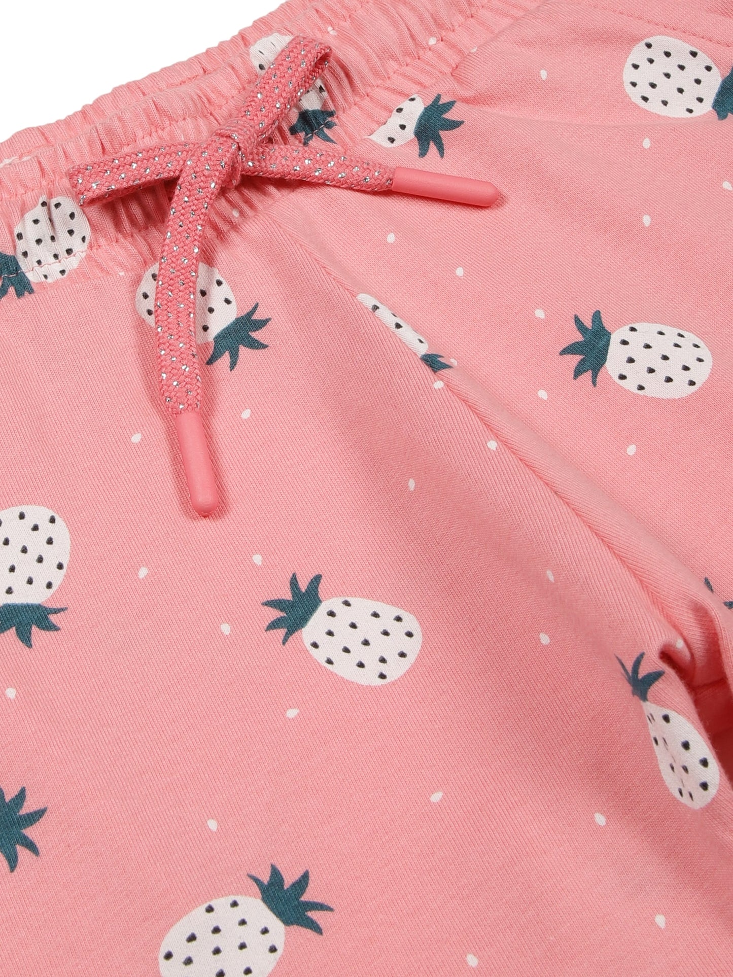 Girls 2 piece pure cotton All Over Printed Co-ordinating Top and Short Set -CORAL AOP
