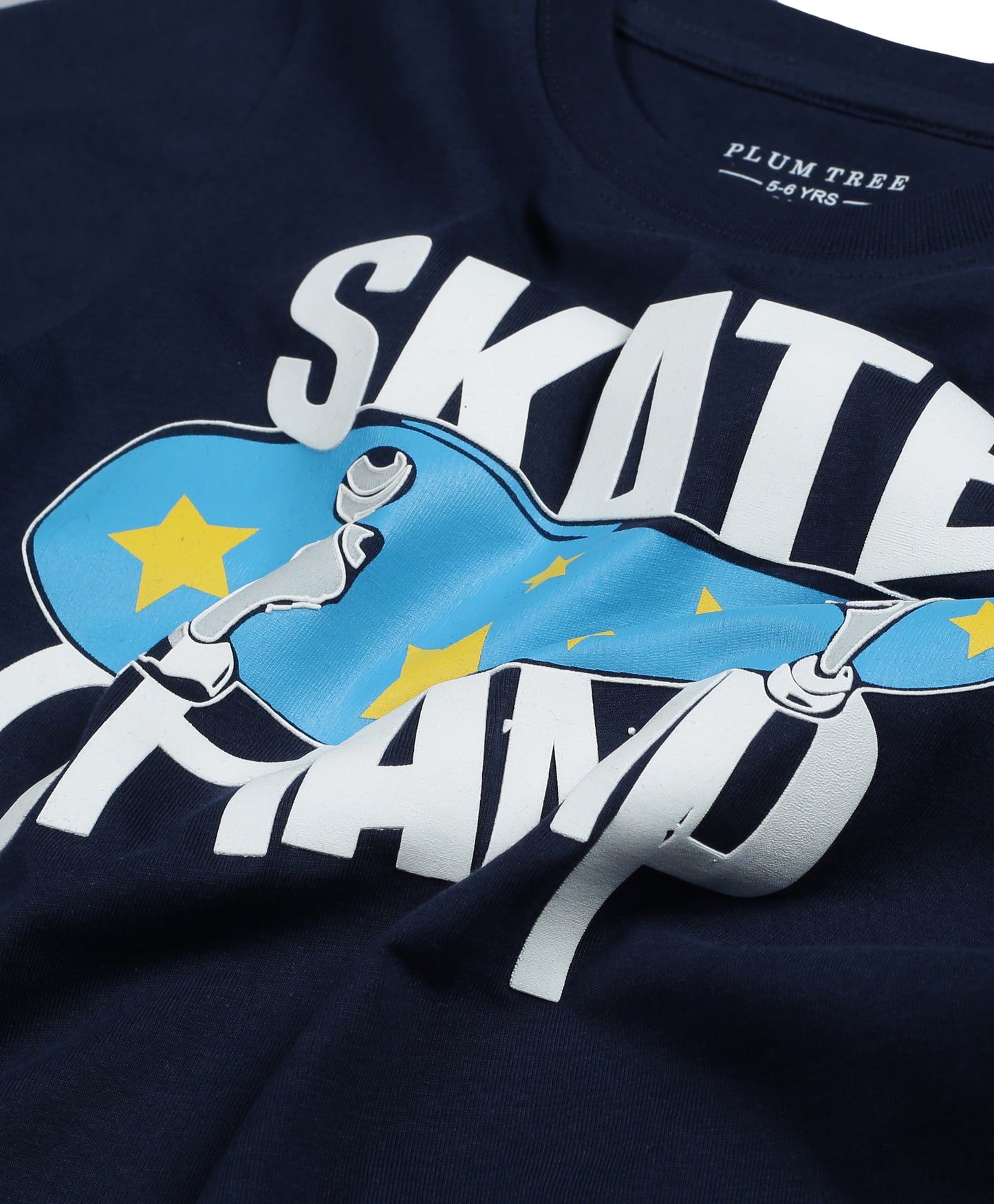 Plum Tree Boys Half Sleeve Skate Champ Print T-shirt( Pack of 2)