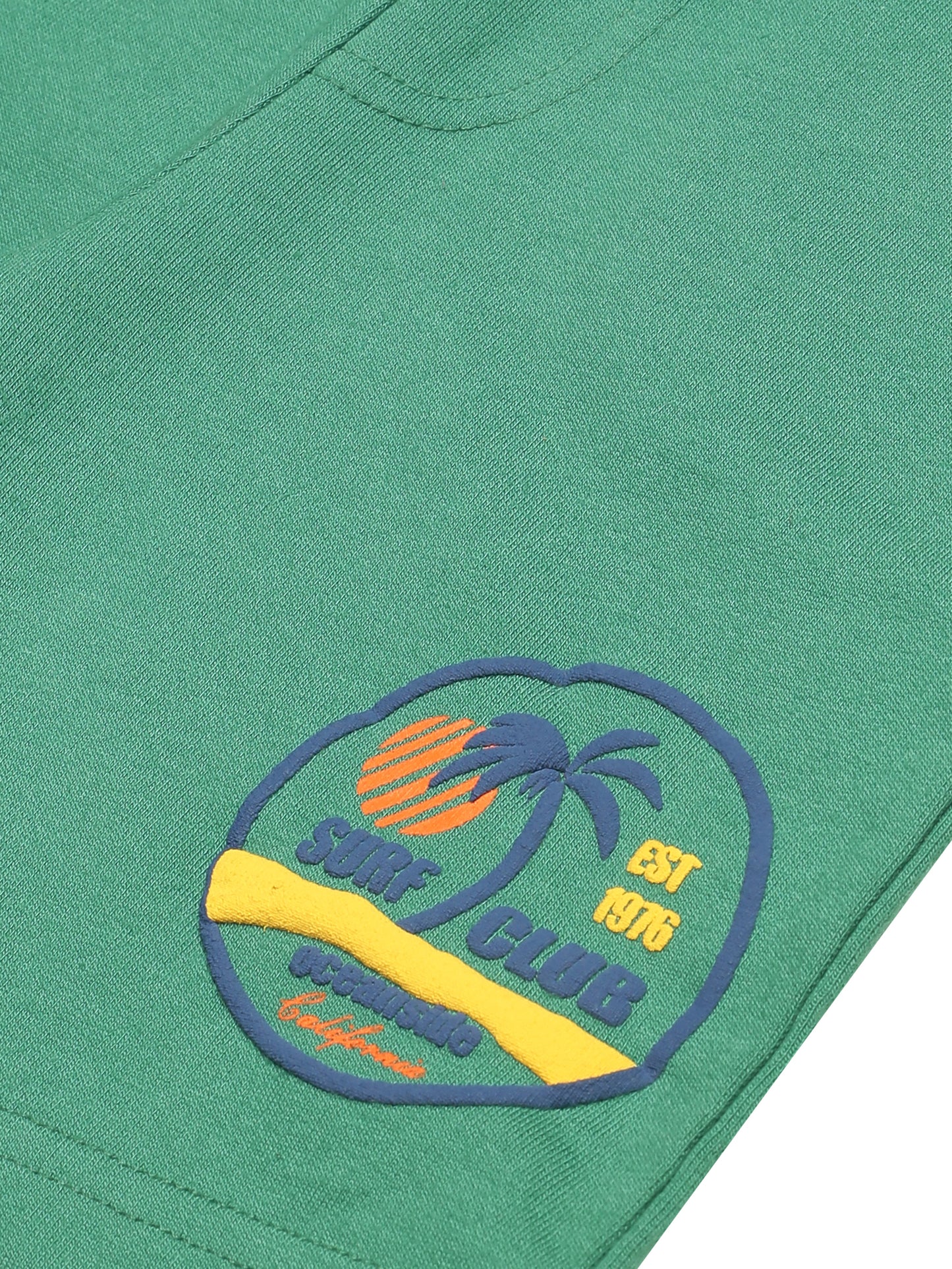 Plum Tree Boys Half Sleeve Dino Print T-shirt & Shorts ( Sets)-NAVY GREEN