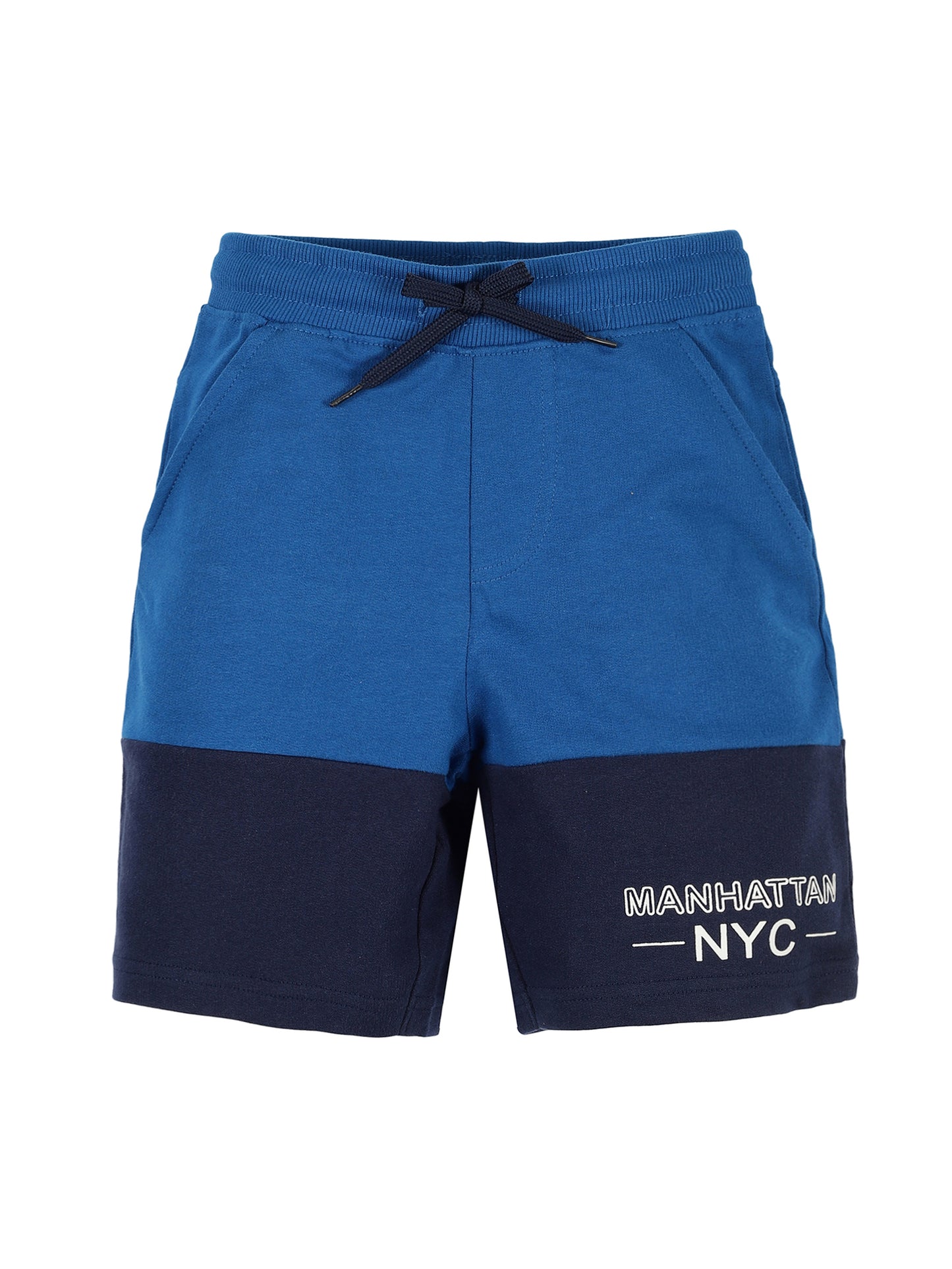 Plum Tree Boys NYC Print short-COBALT