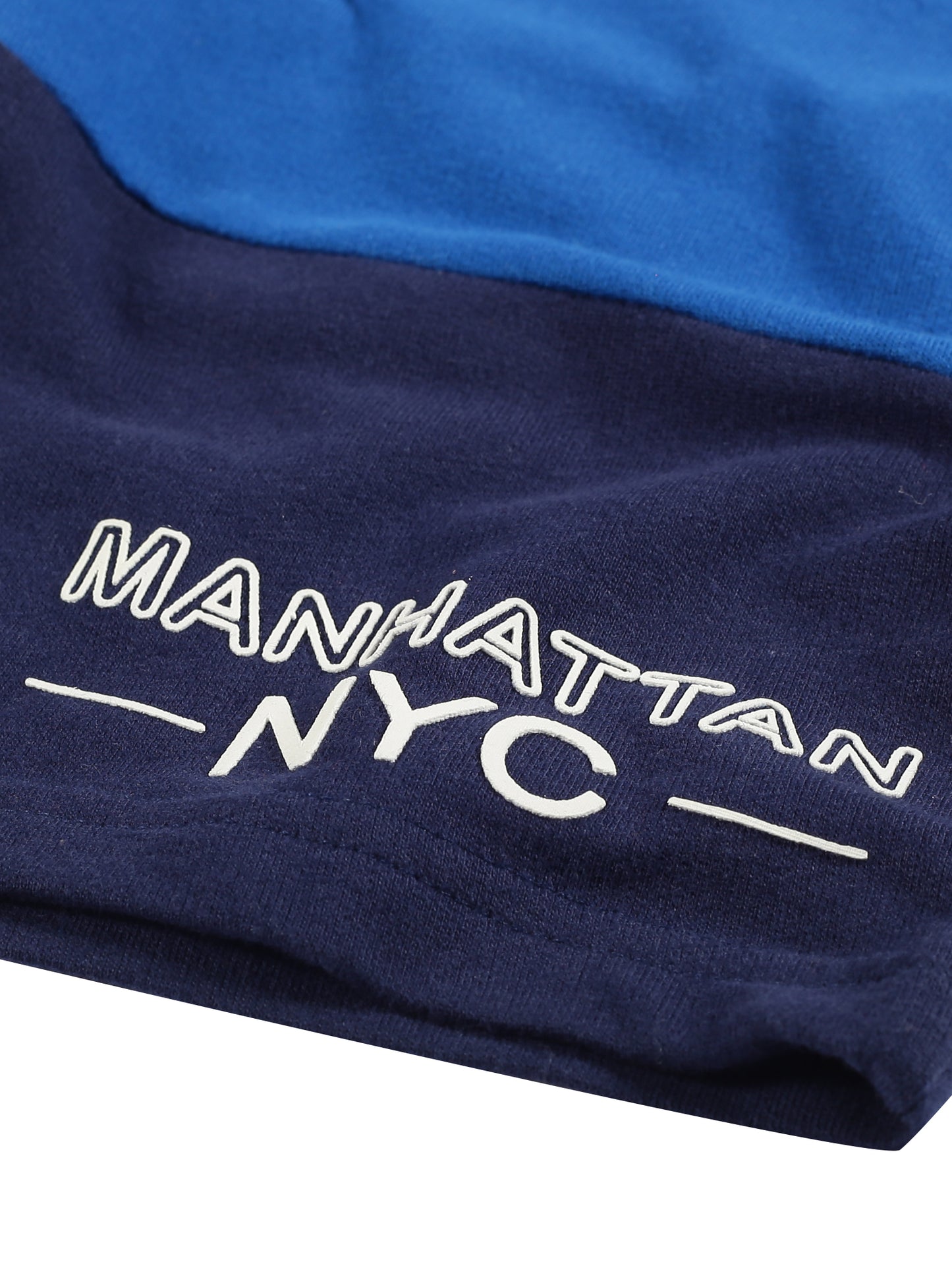 Plum Tree Boys NYC Print short-COBALT