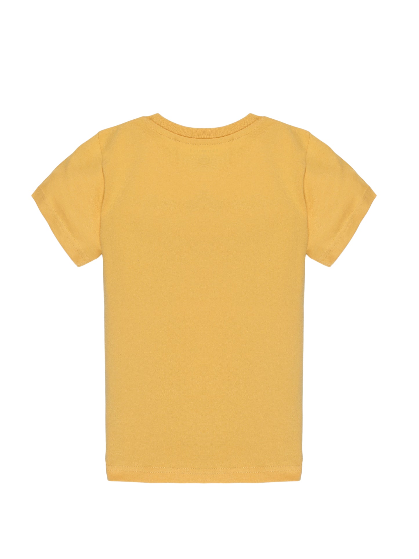 Plum Tree Boys Half Sleeve Cool Print T-shirt & Shorts ( Sets)-YELLOW CAMO