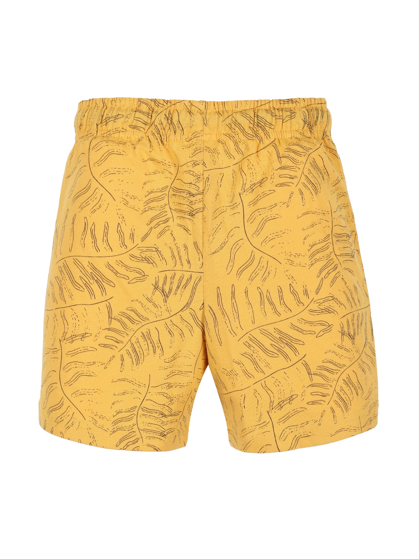 Plum Tree Boys Camoflague Print shorts ( Pack of 2)-YELLOW CAMO
