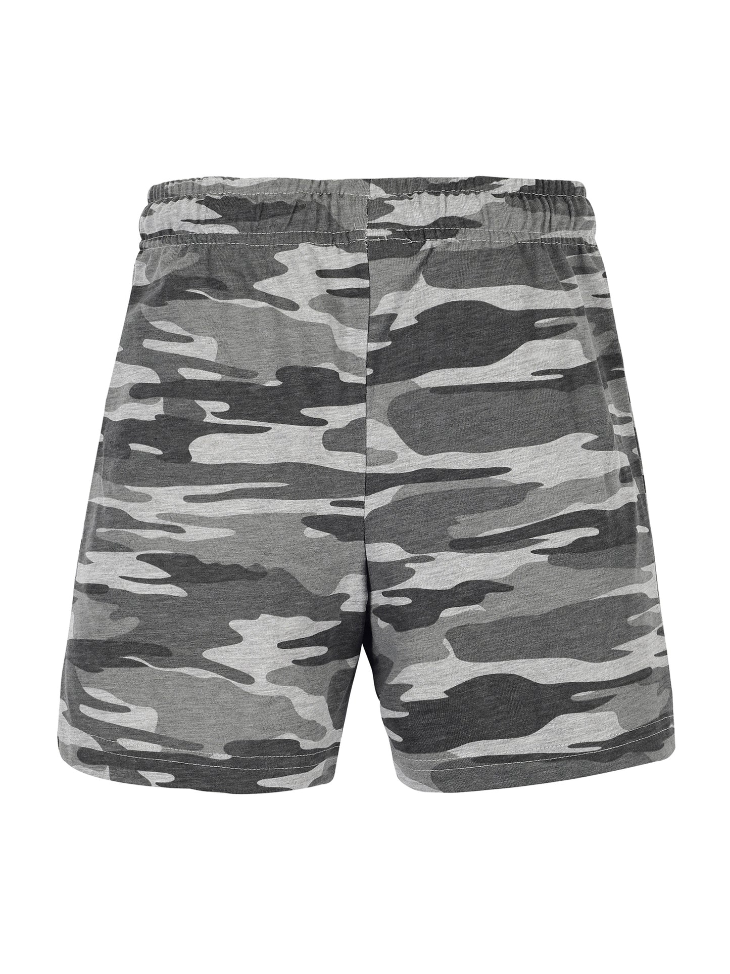 Plum Tree Boys Camoflague Print shorts ( Pack of 2)-YELLOW CAMO