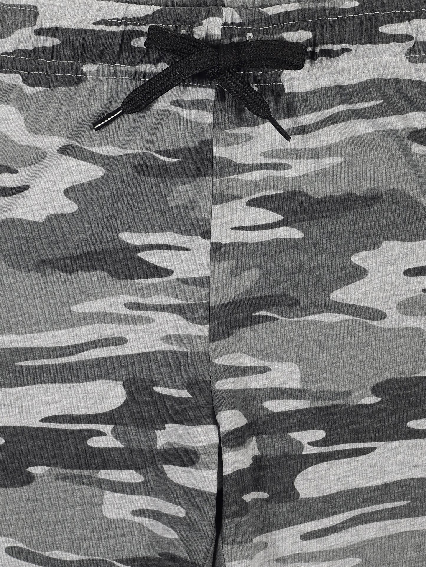 Plum Tree Boys Camoflague Print shorts ( Pack of 2)-YELLOW CAMO