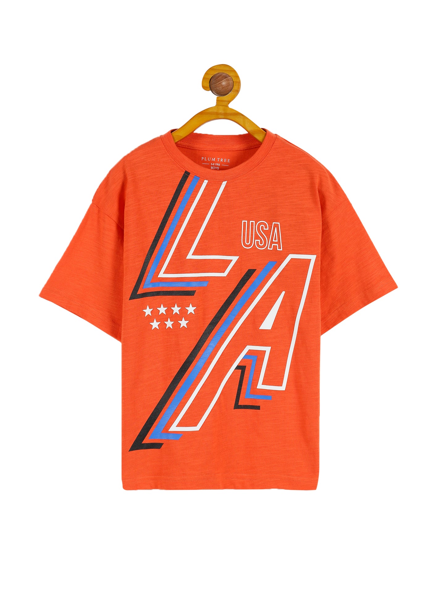 Plum Tree Boys Half Sleeve Tokyo Print T-shirt( Pack of 2)-OFF WHITE RED