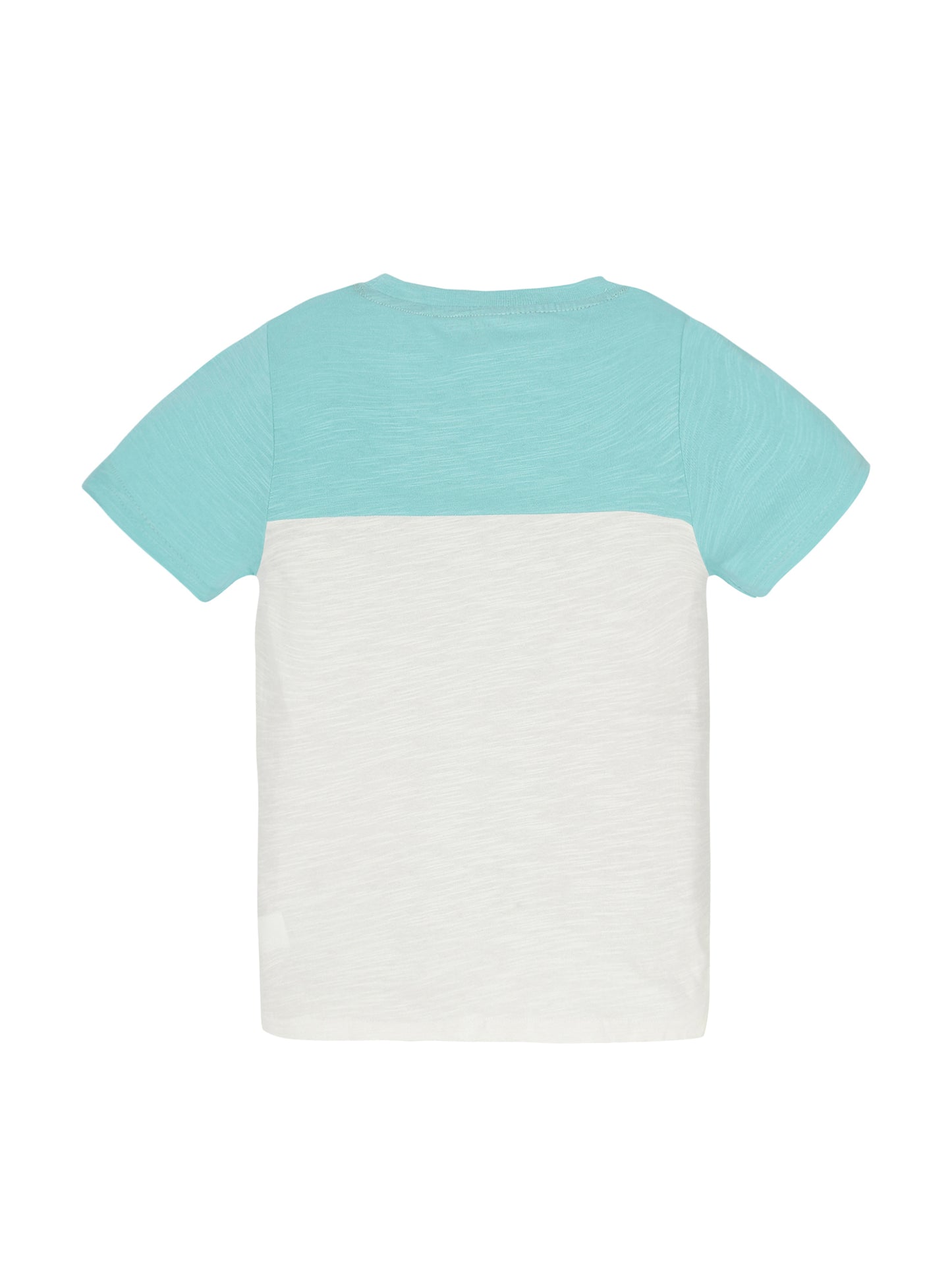 Plum Tree Boys Half Sleeve Jeep Print T-shirt( Pack of 2)-OFF WHITE OLIVE