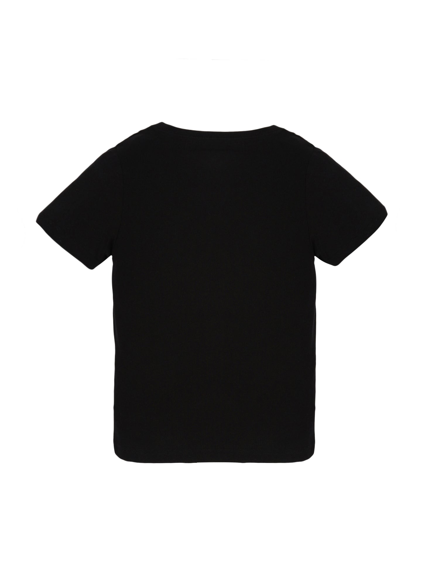 Plum Tree Boys Half Sleeve Tiger Print T-shirt( Pack of 2)-OFF WHITE BLACK