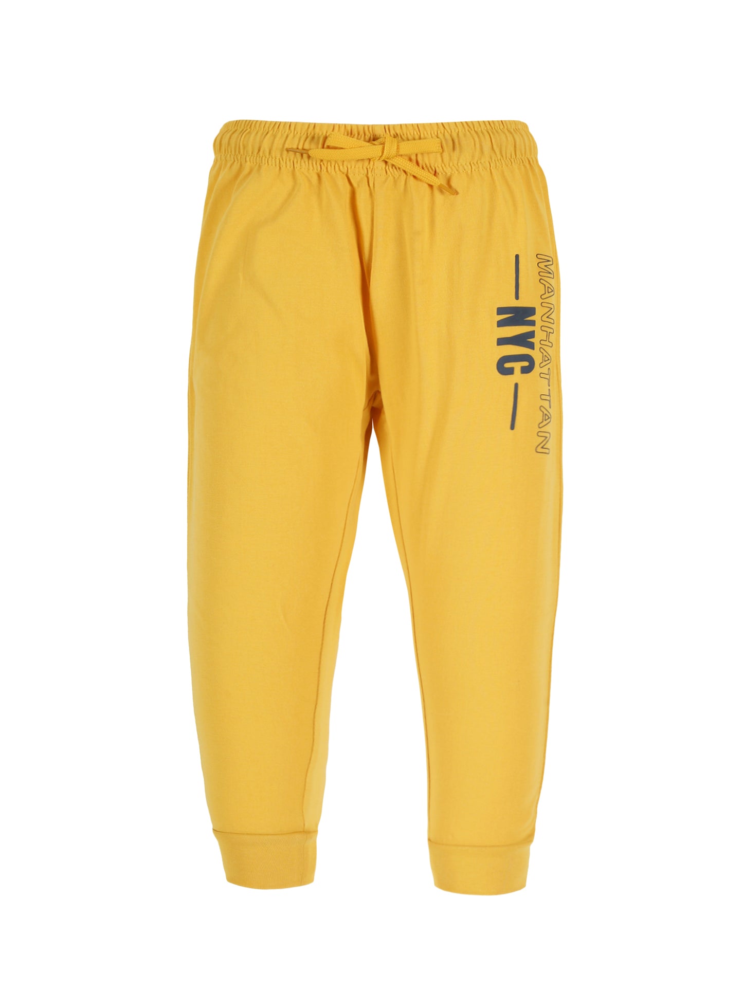 Plum Tree Boys Camoflague Print Joggers ( Pack of 2)-CAMO AOP YELLOW