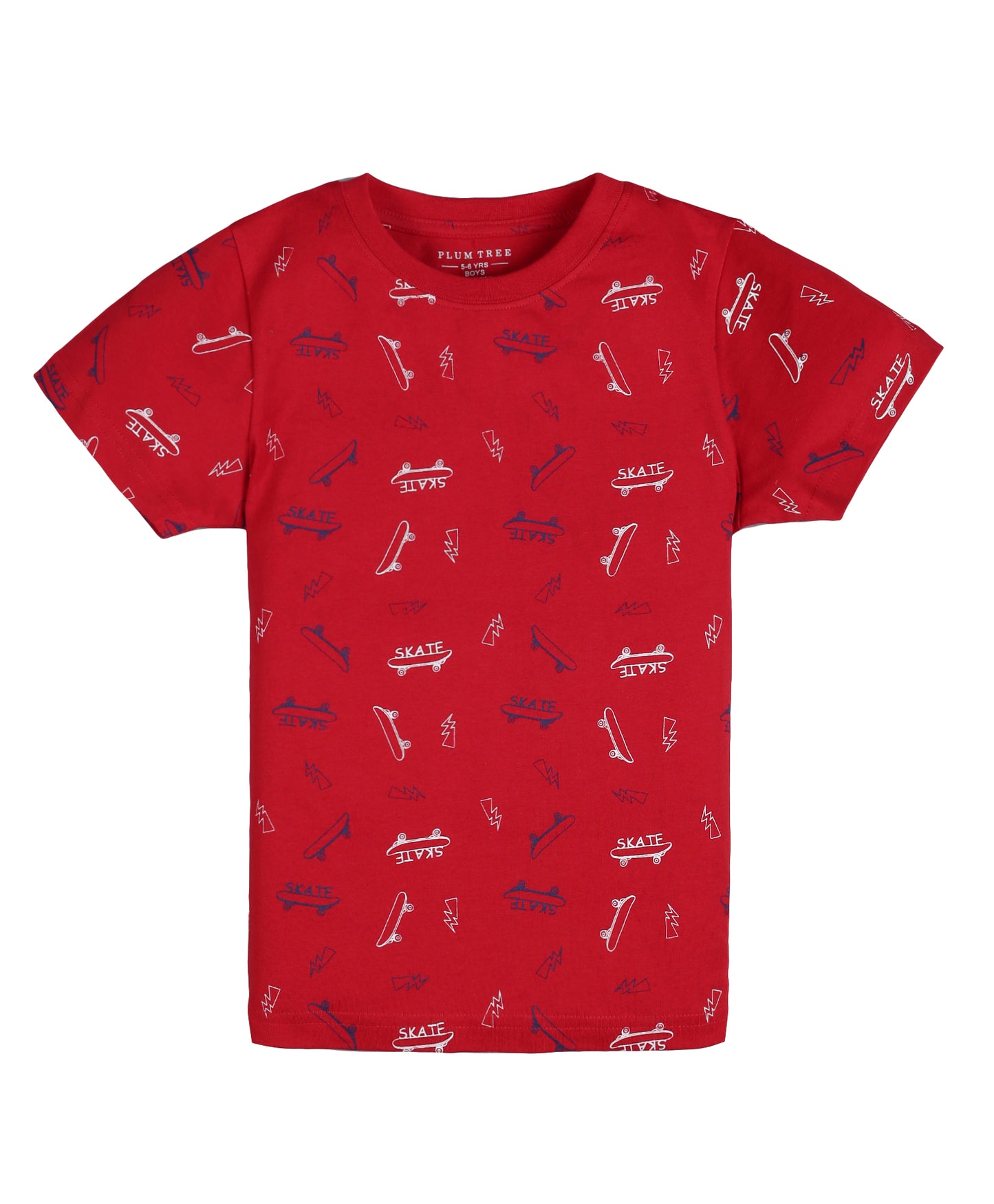 Plum Tree Boys Half Sleeve Car Print T-shirt( Pack of 2)