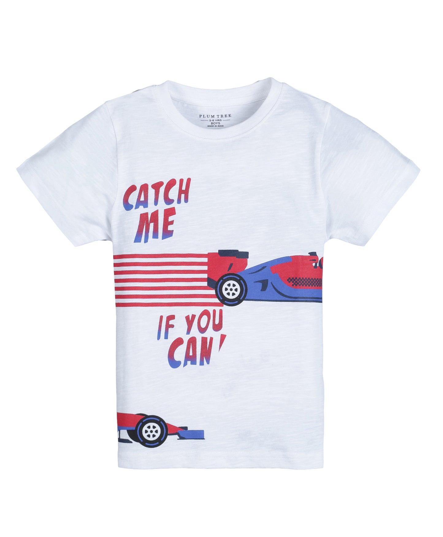 Plum Tree Boys Half Sleeve Car Print T-shirt( Pack of 2)