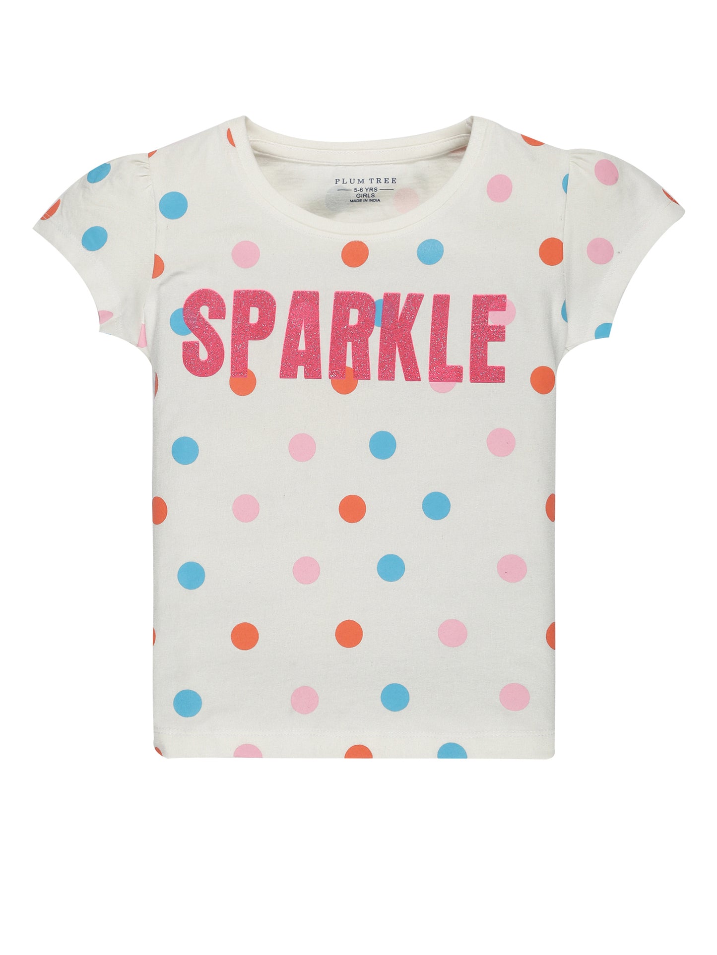 Plum Tree Girls Half Sleeve Mommy Heart Print T-shirt( Pack of 2)-NAVY WHITE