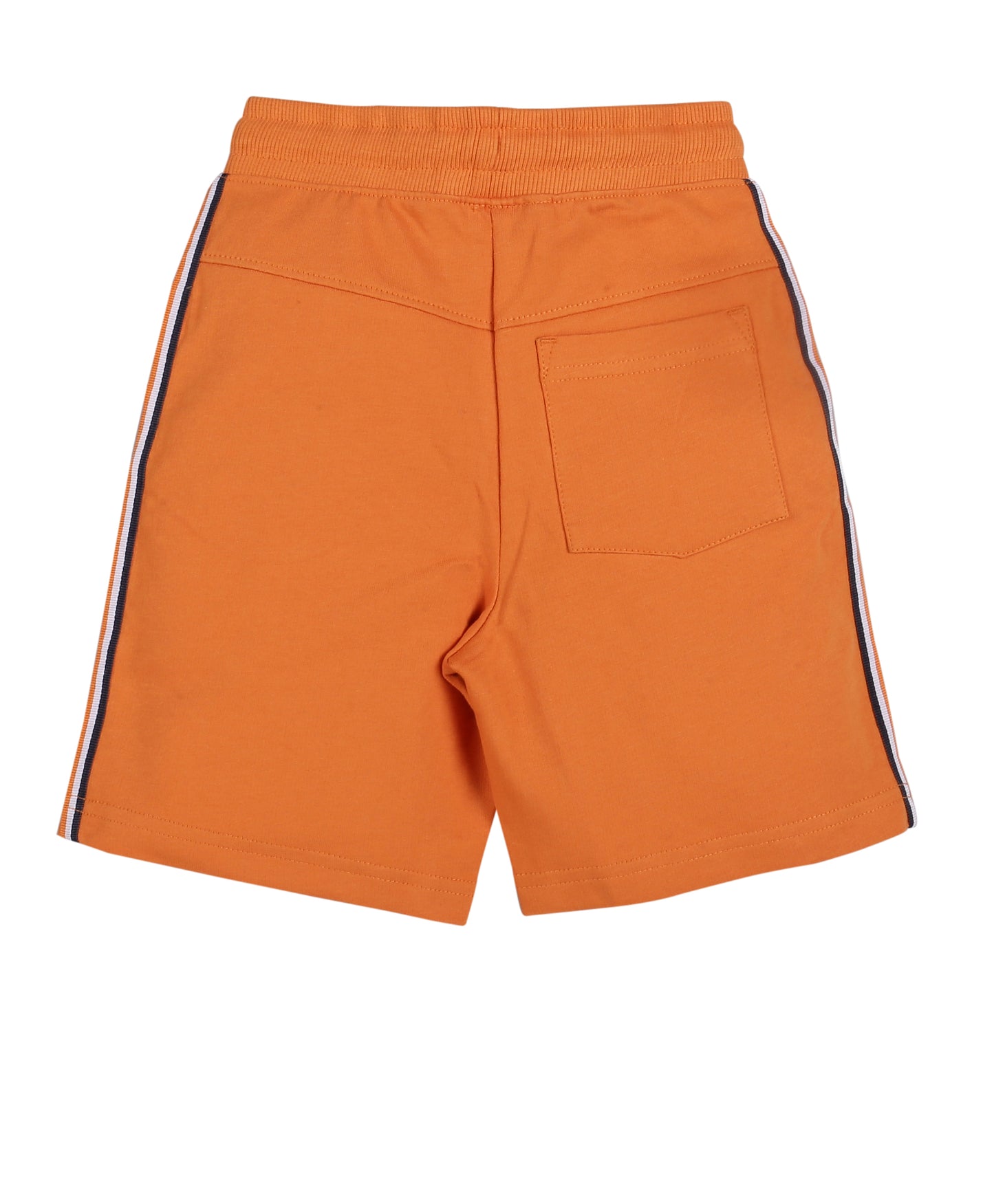 Plum Tree Boys Half Sleeve Monkey Print T-shirt & Shorts ( Sets)-YELLOW ORANGE