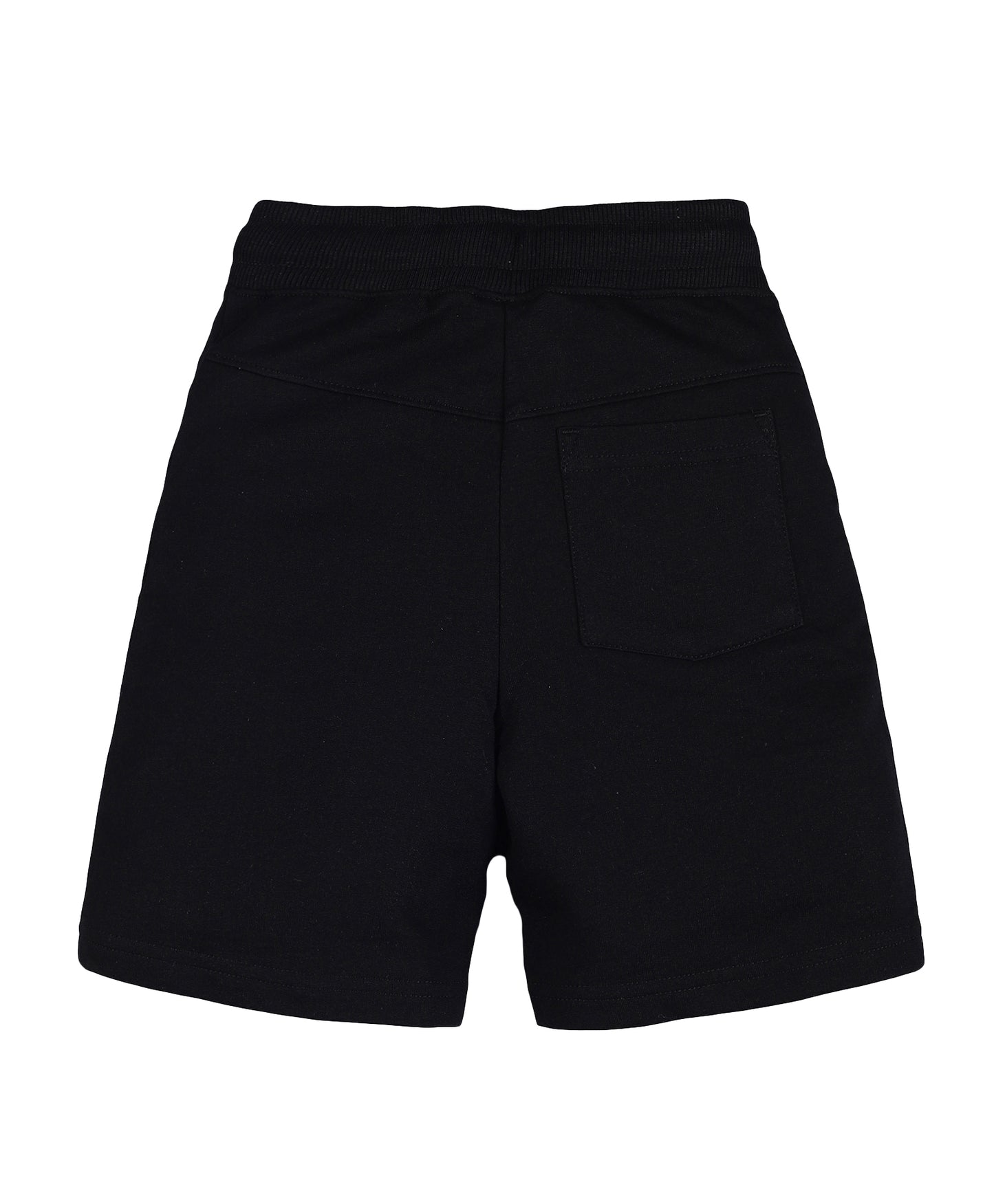 Plum Tree Boys Half Sleeve Universe Print T-shirt & Shorts ( Sets)-BLACK BLACK