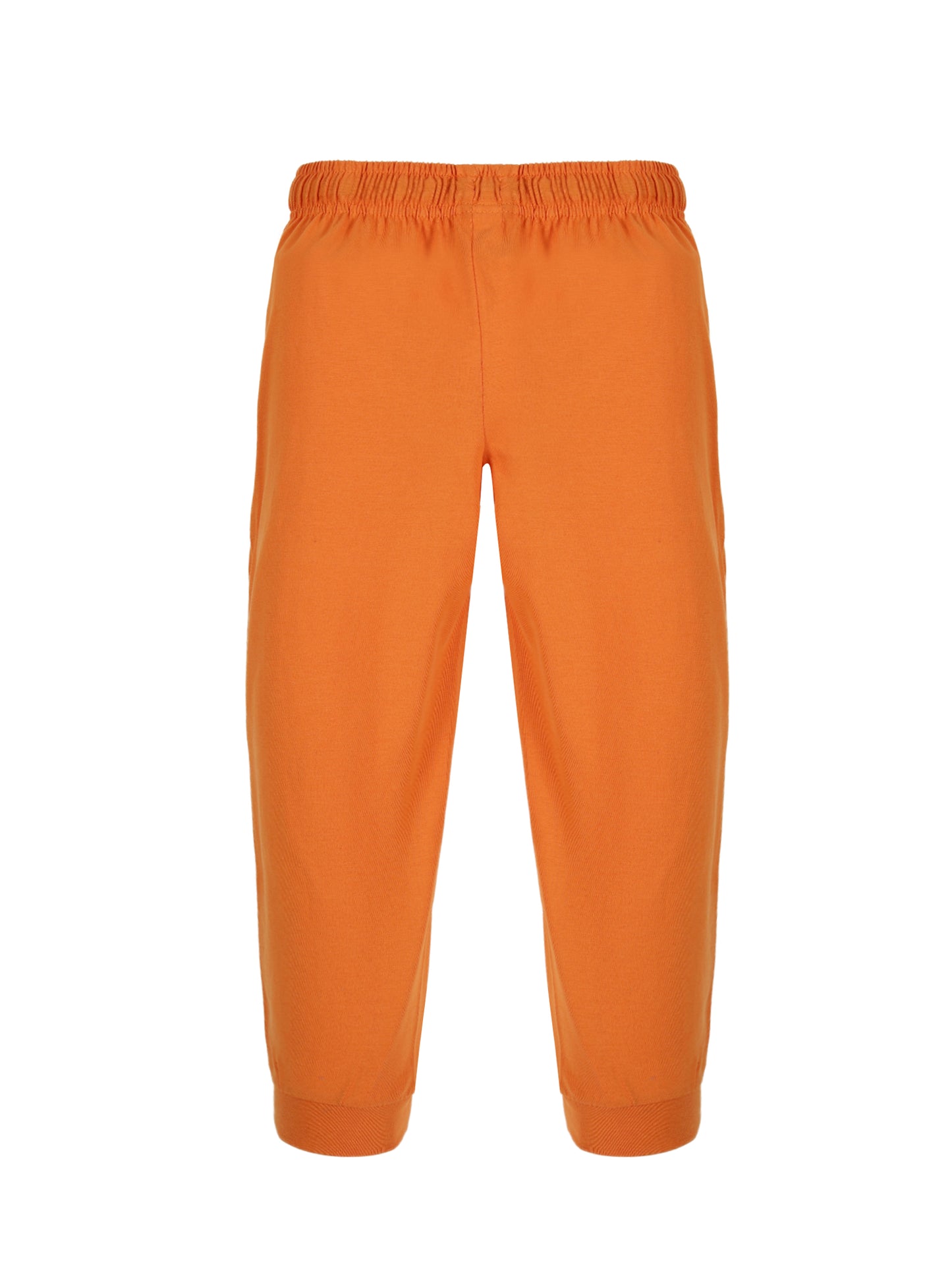 Plum Tree Boys New York Print Joggers track pant ( Pack of 2)-NAVY ORANGE