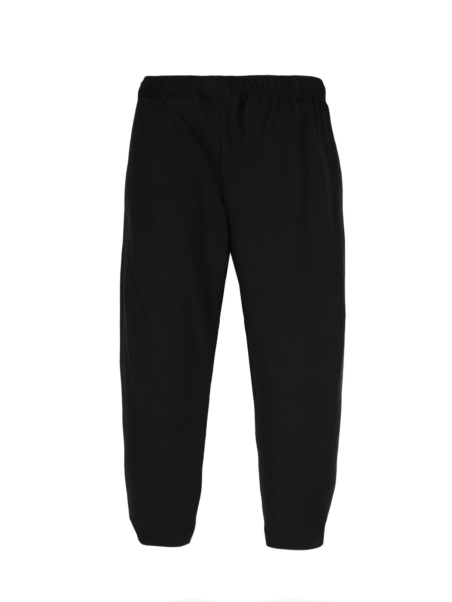 Plum Tree Boys Shark Print Joggers track pant ( Pack of 2)-BLEACH MELANGE BLACK
