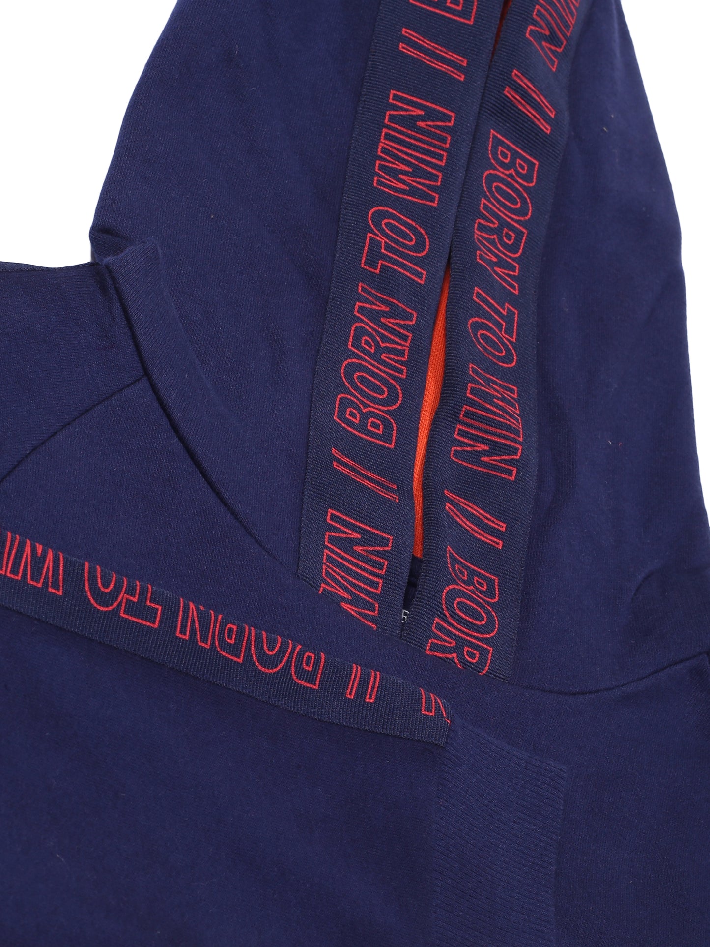 Boys Manhattan Print Hoodie Sweatshirt- Orange