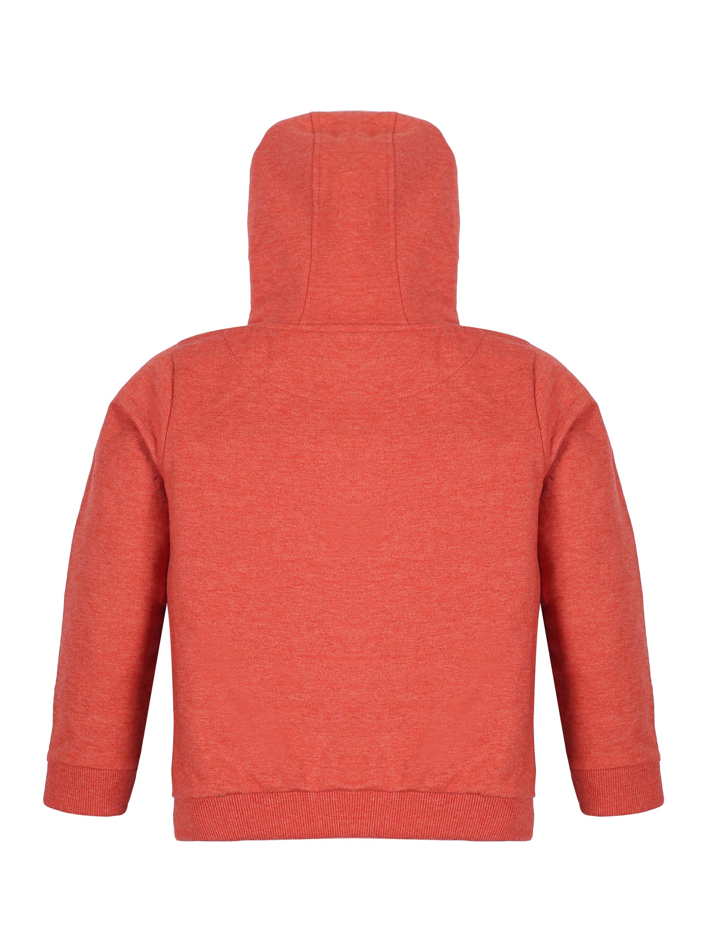 Boys New York Print Hoodie Sweatshirt- Orange
