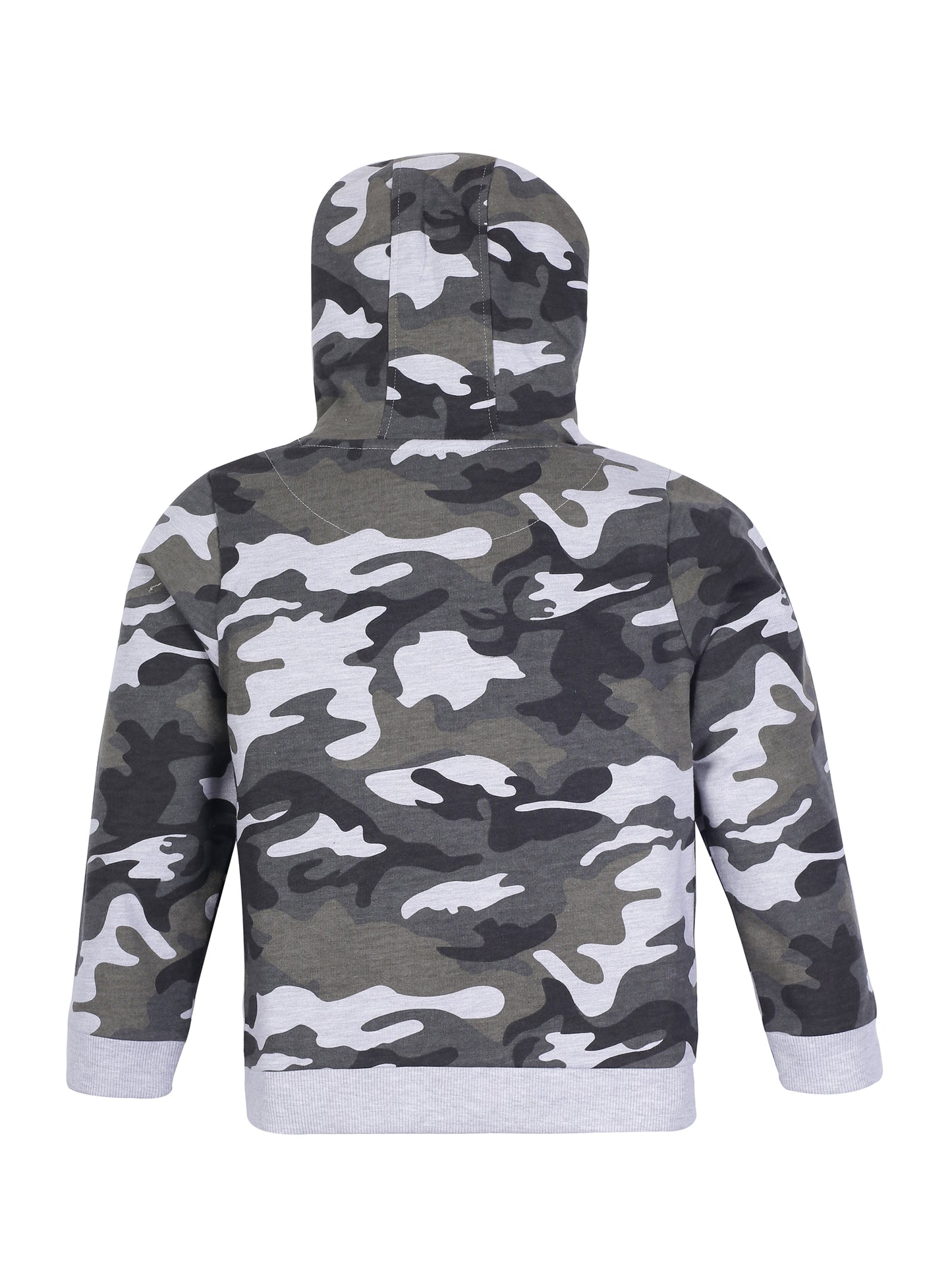 Boys Ninety Print Hoodie Sweatshirt- Camoflague
