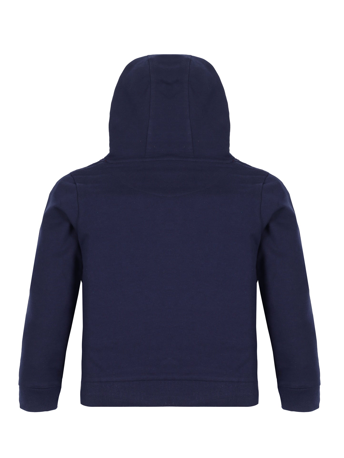 Girls Cat Print Hoodie Sweatshirt- Navy