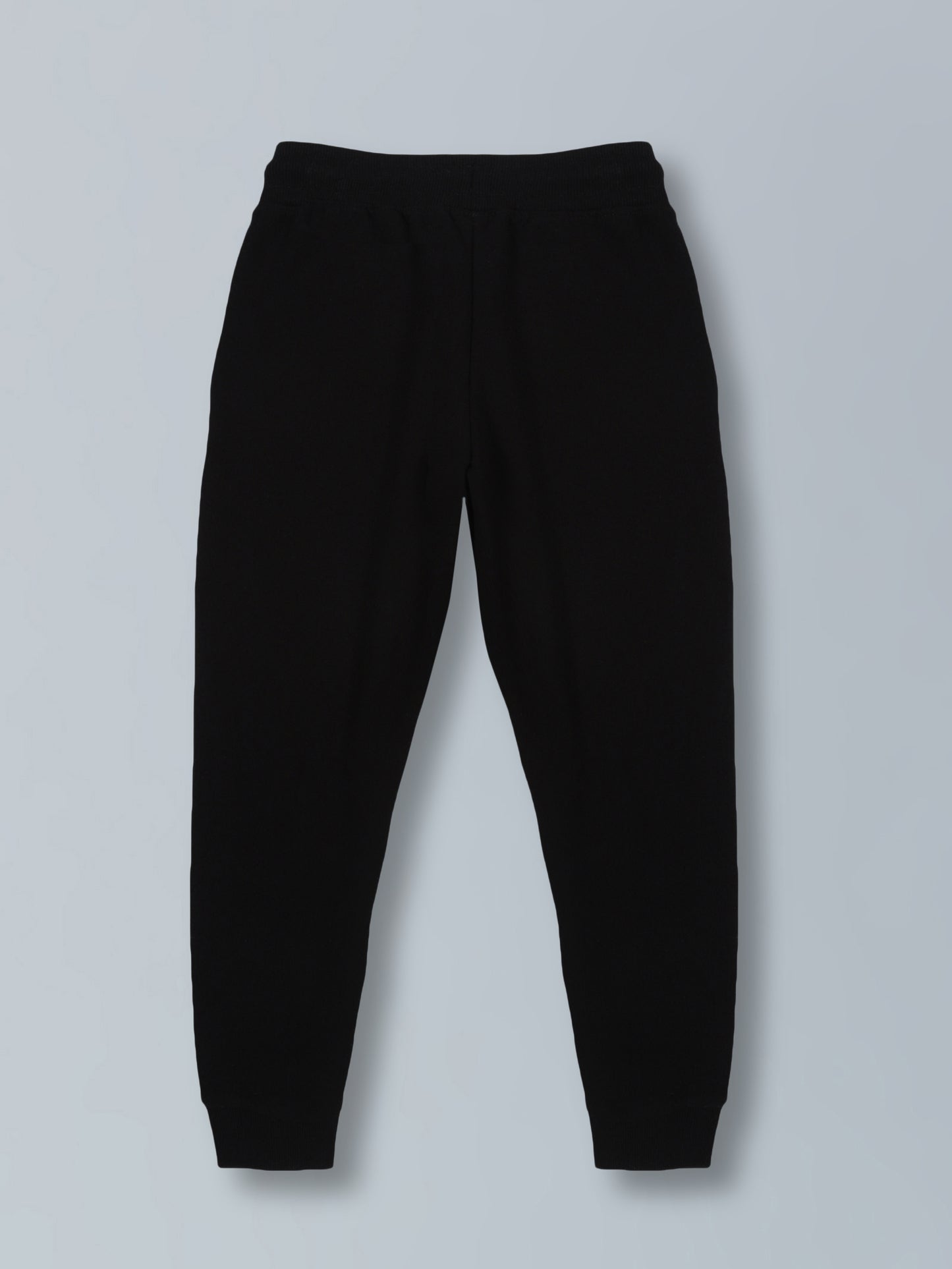 Boys Brave Astronaut Print Cotton Jogger - Black