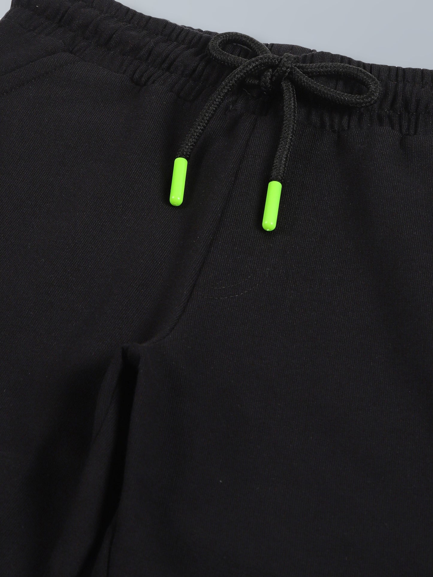 Boys Cargo Pocket Cotton Jogger - Black