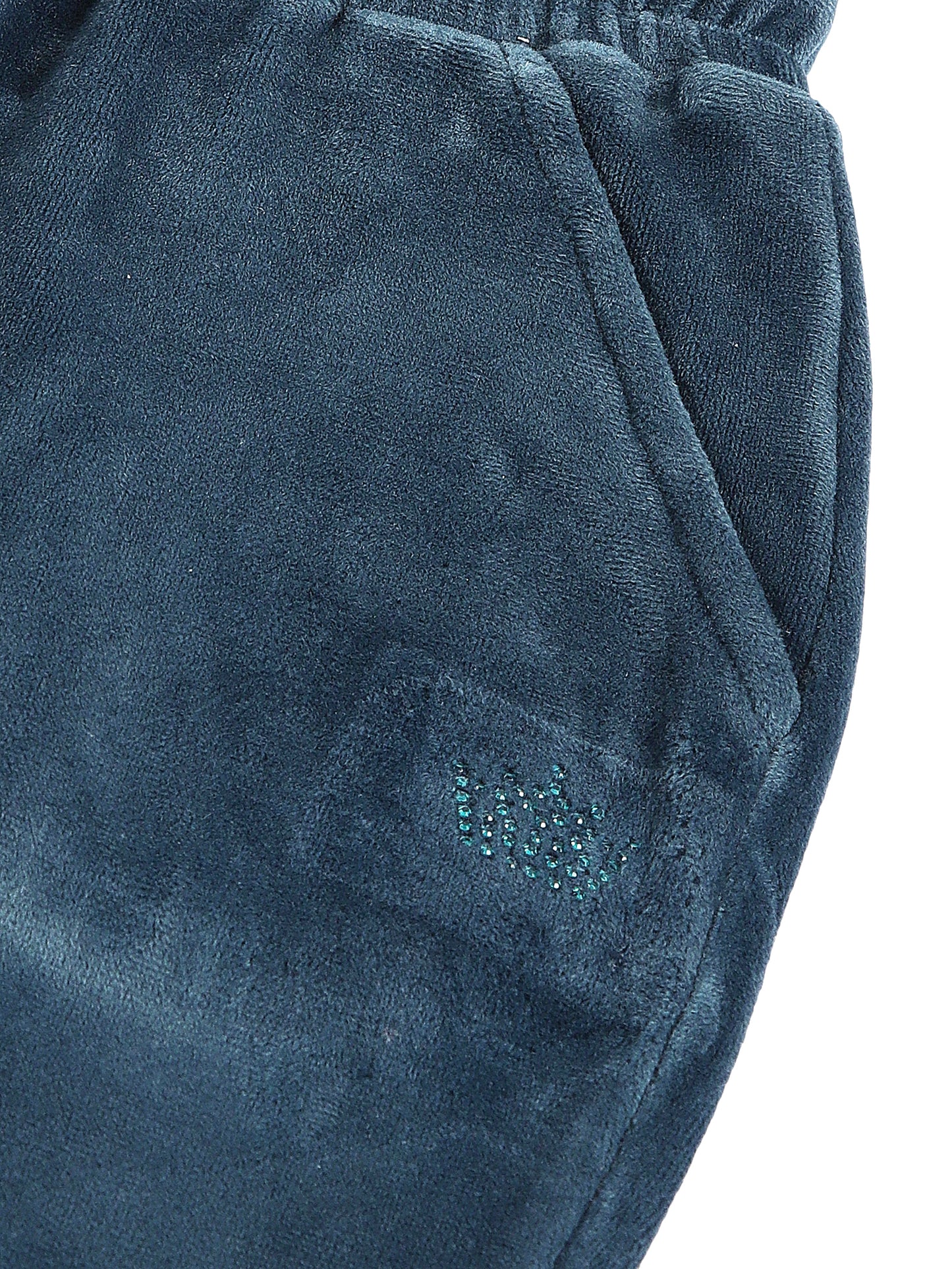 Crown Stone wide legTrouser - Midnight Blue