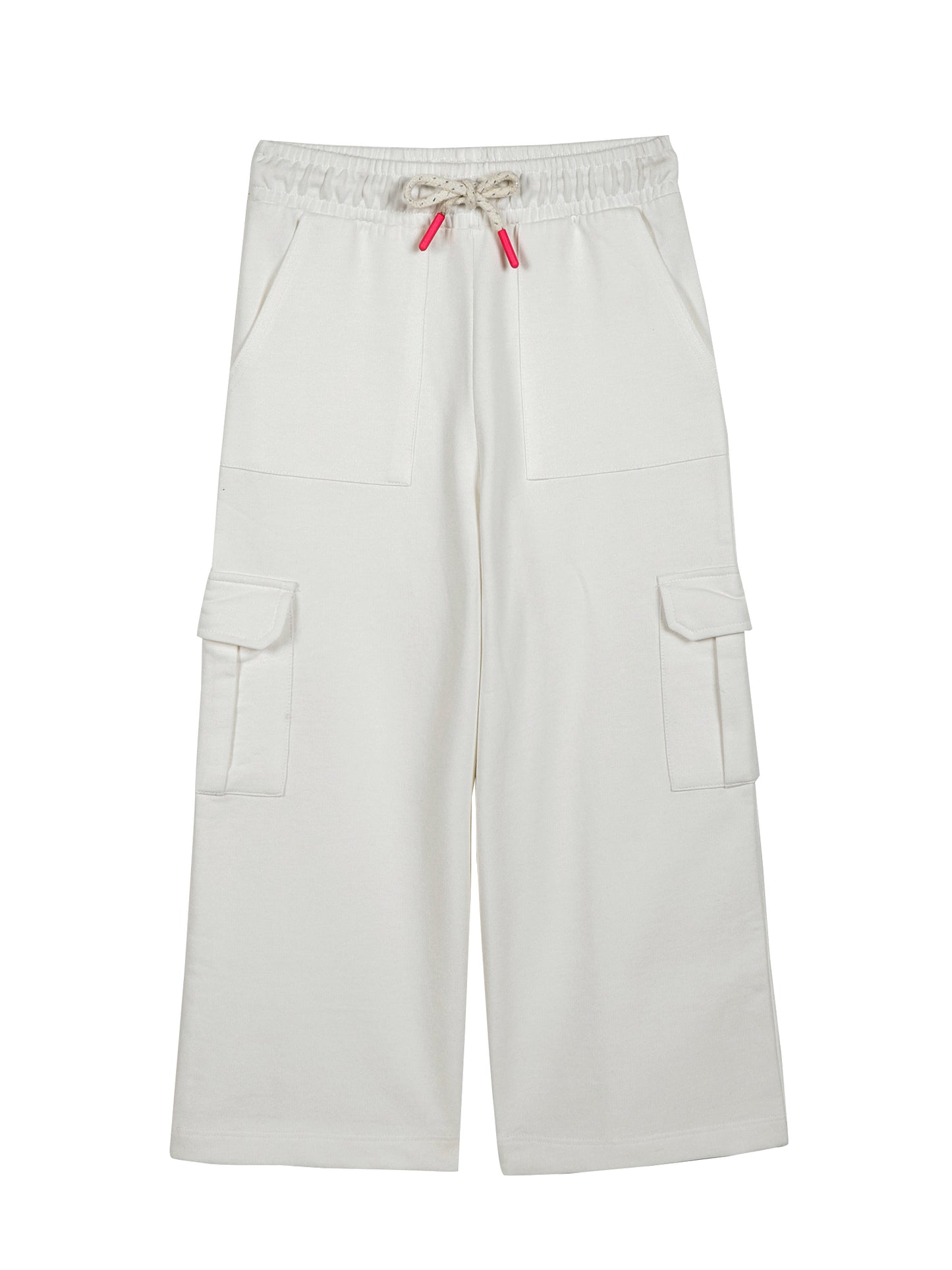 Wide leg Relaxed Cargo Trouser - Beige