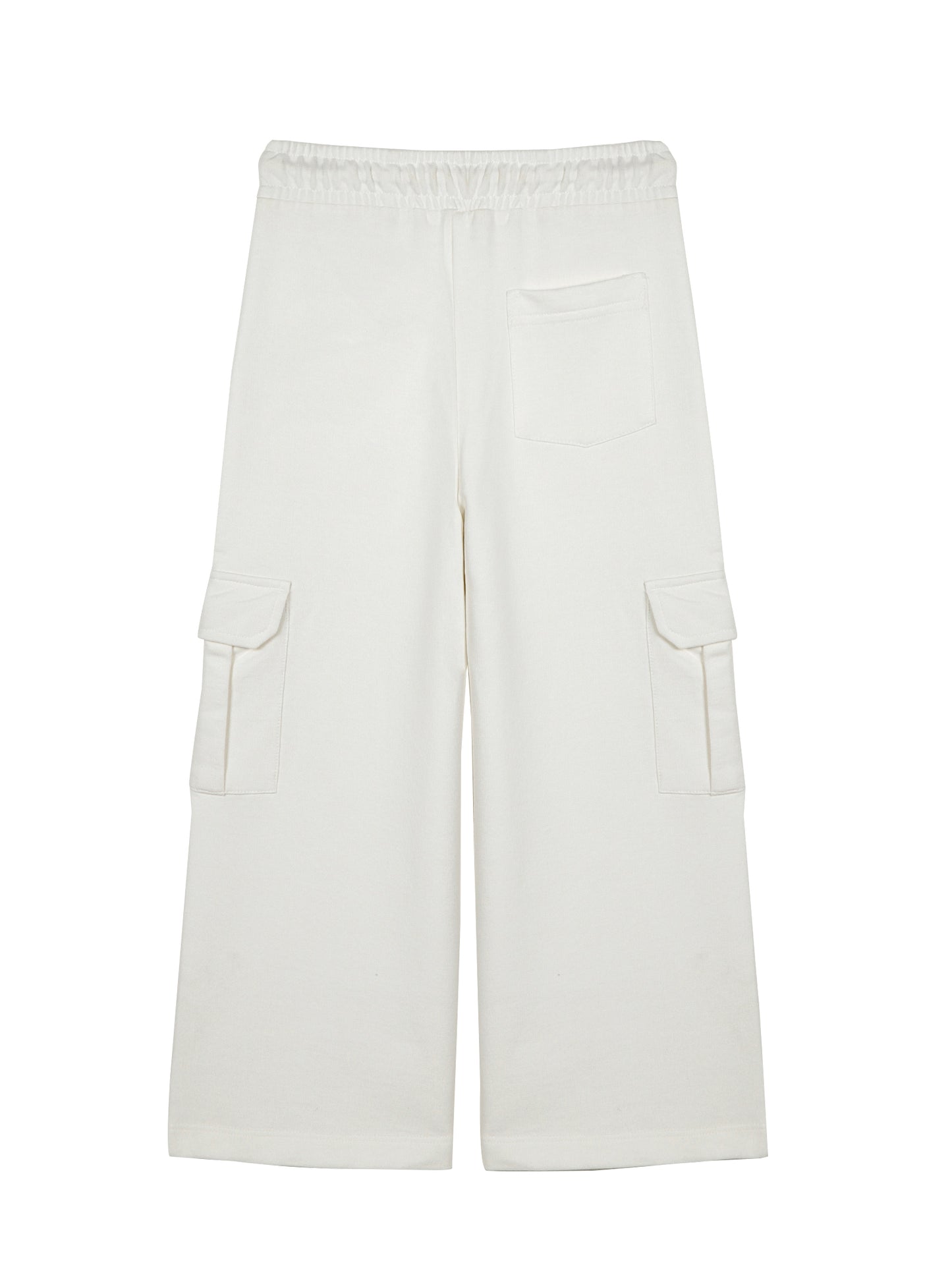 Wide leg Relaxed Cargo Trouser - Beige