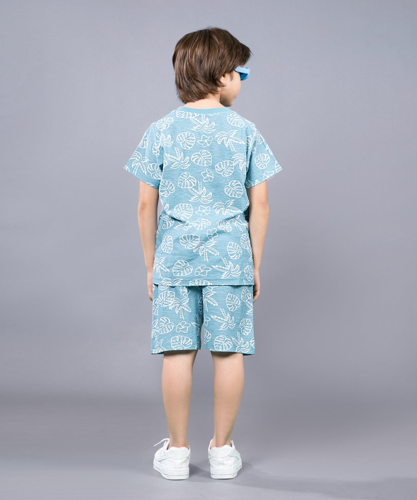 Boys Premium Cotton Top & Shorts Co-ord Set