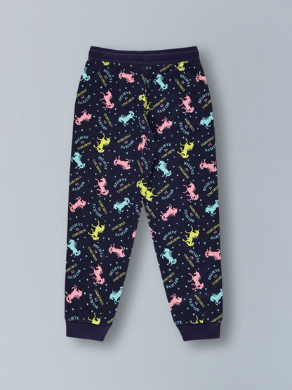 Girls Premium Soft Cotton Full sleeve T-shirt and jogger pant clothing set