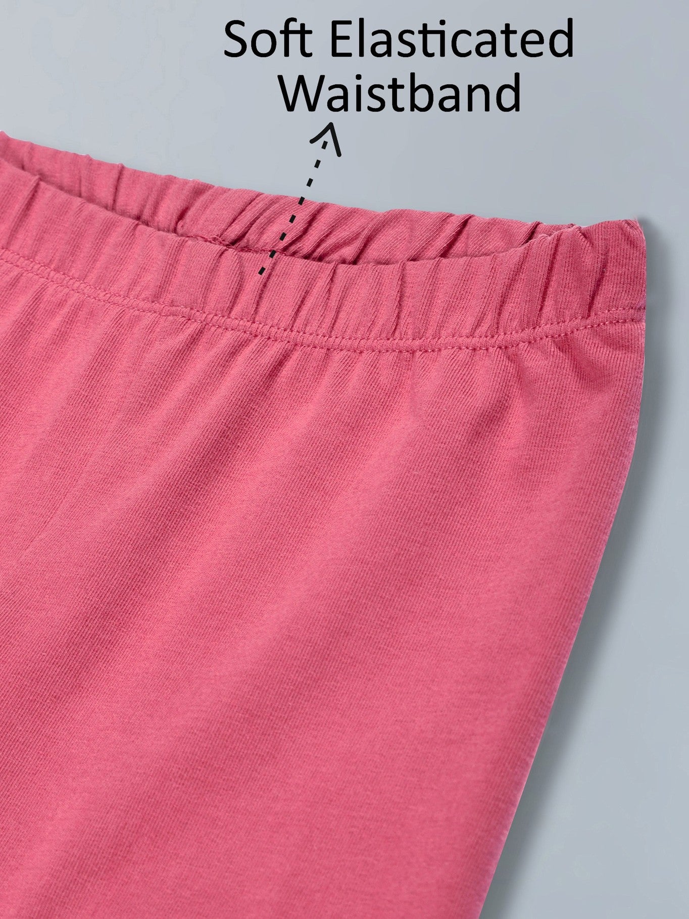 Girls Cotton Lycra Stretch Cycling Shorts Pack of 3